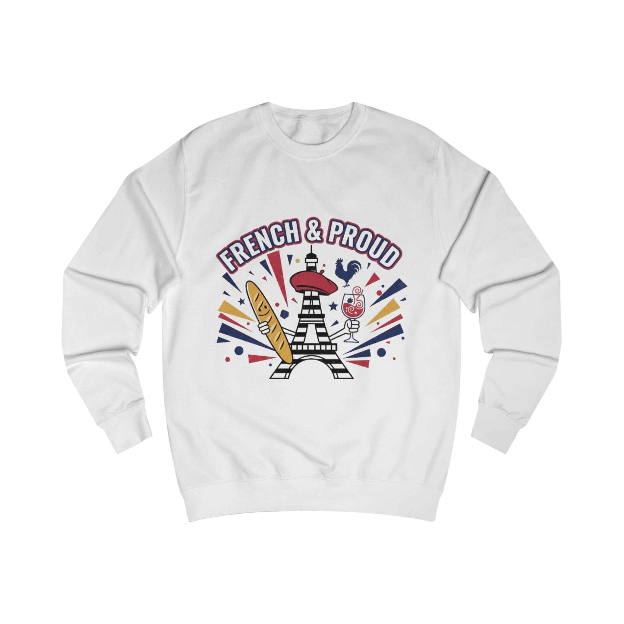 French and Proud Sweatshirt — France Flag Pride Pullover