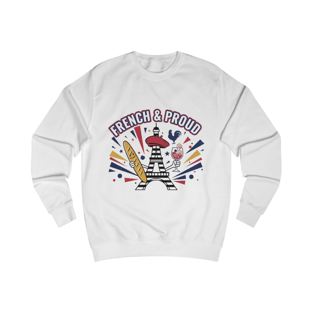 French and Proud Sweatshirt — France Flag Pride Pullover