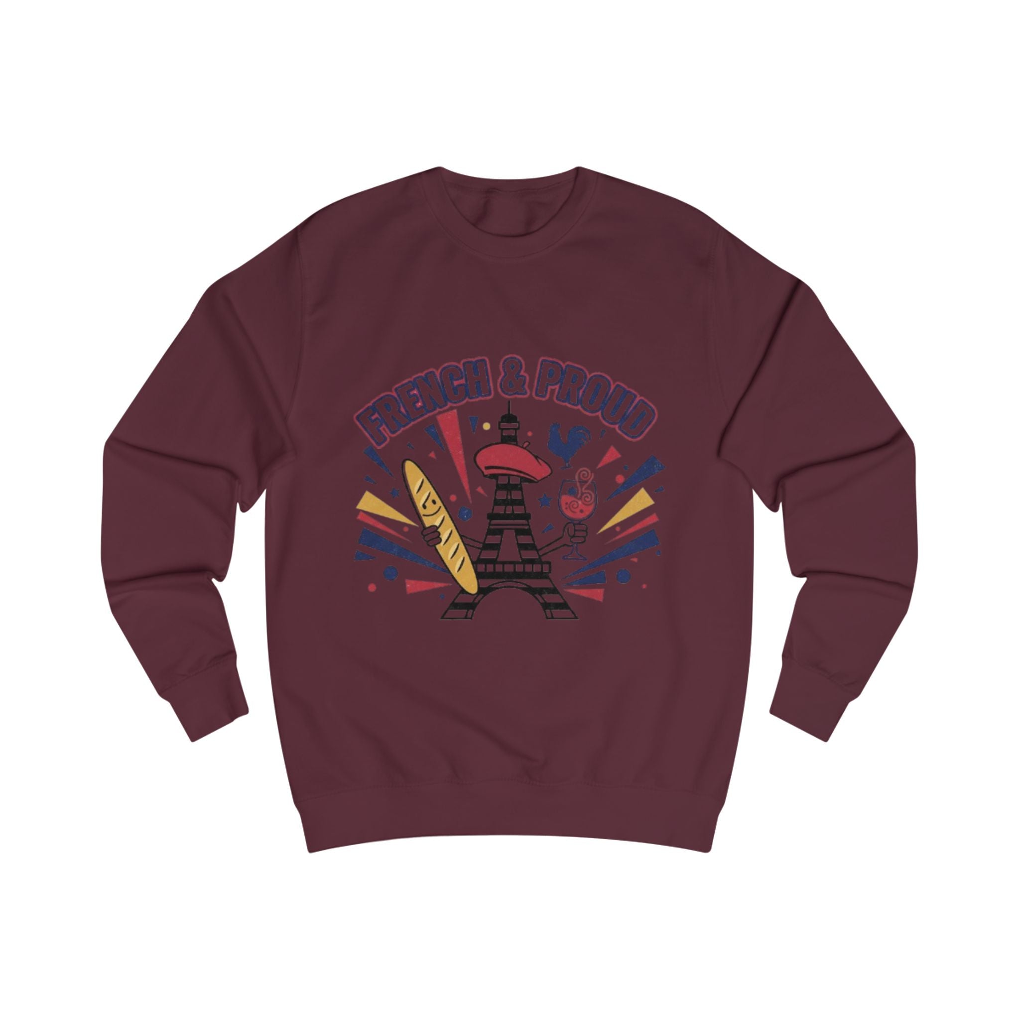 French and Proud Sweatshirt — France Flag Pride Pullover