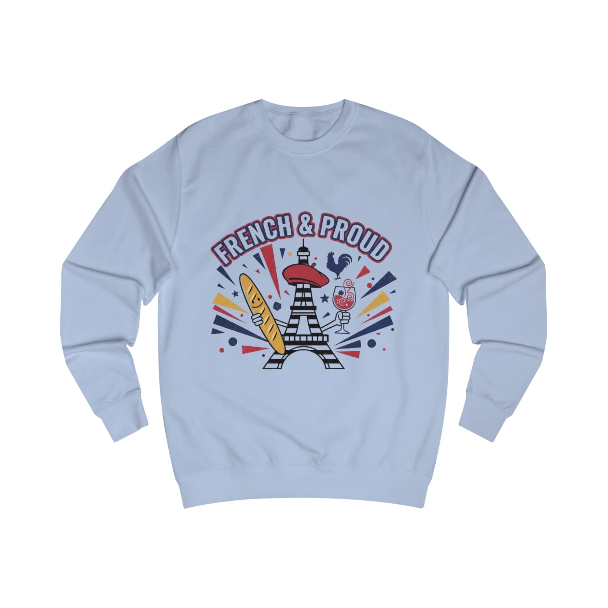 French and Proud Sweatshirt — France Flag Pride Pullover