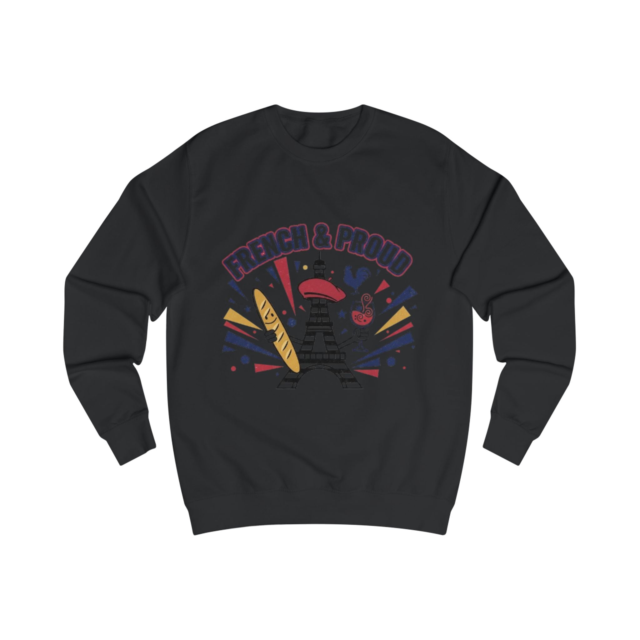 French and Proud Sweatshirt — France Flag Pride Pullover