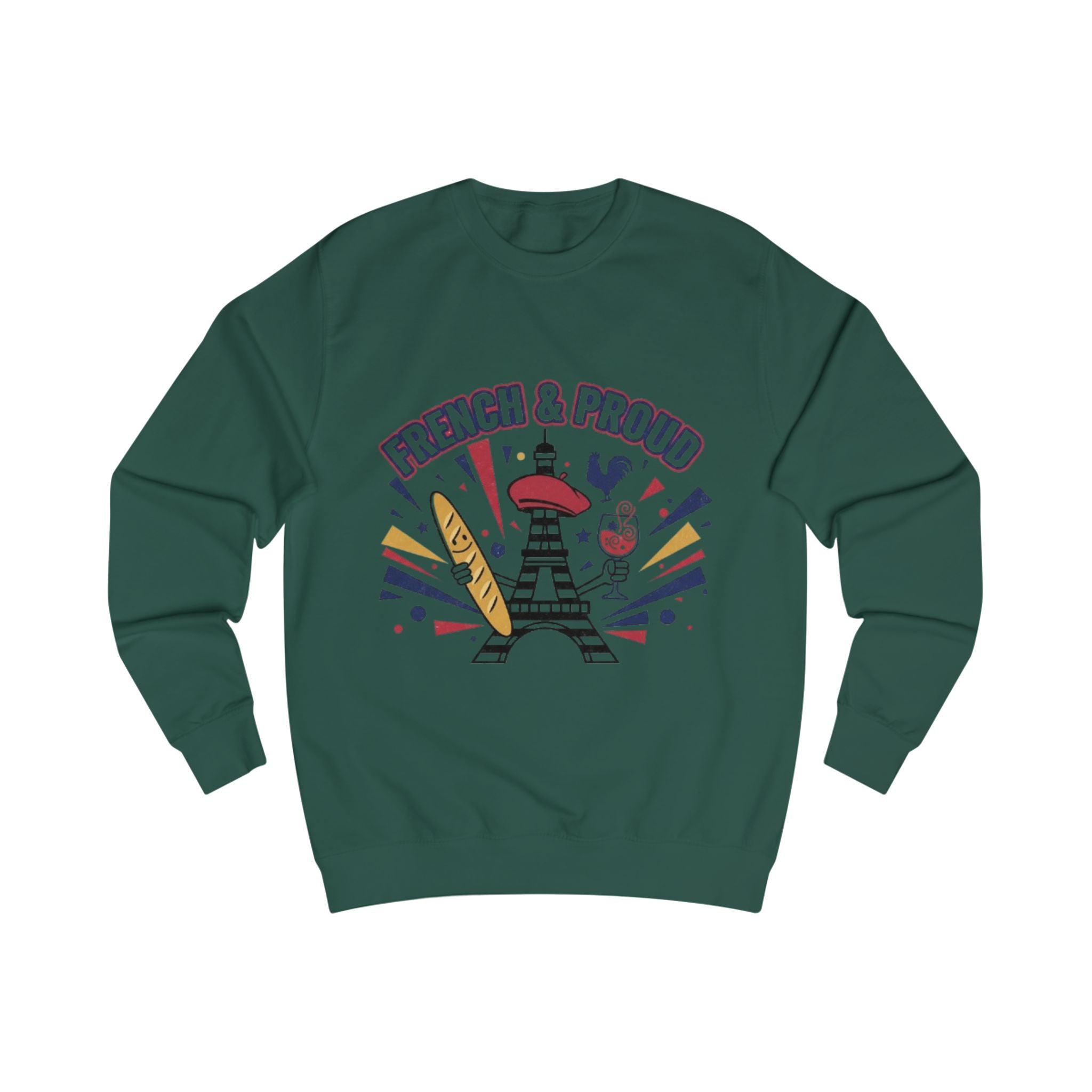 French and Proud Sweatshirt — France Flag Pride Pullover