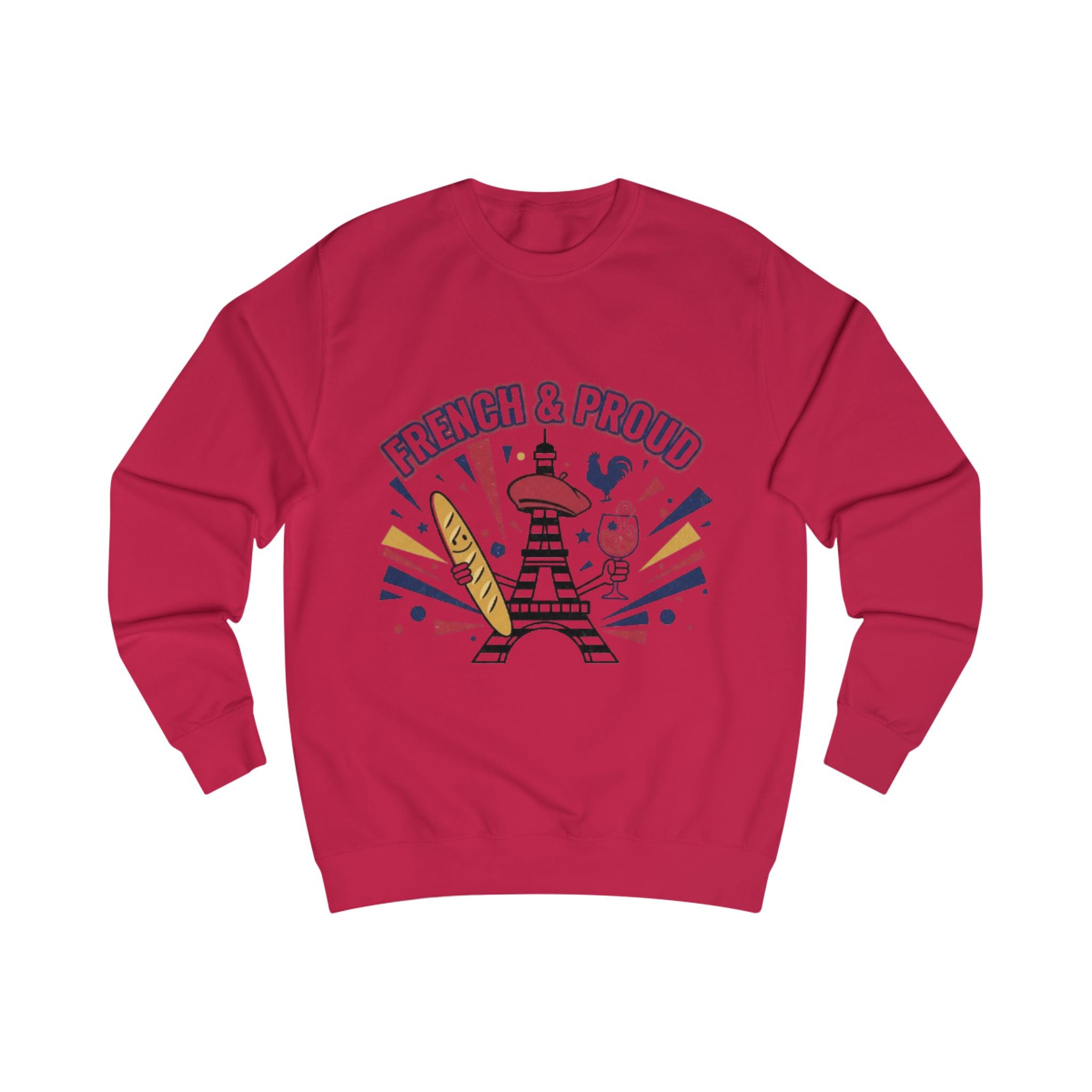 French and Proud Sweatshirt — France Flag Pride Pullover