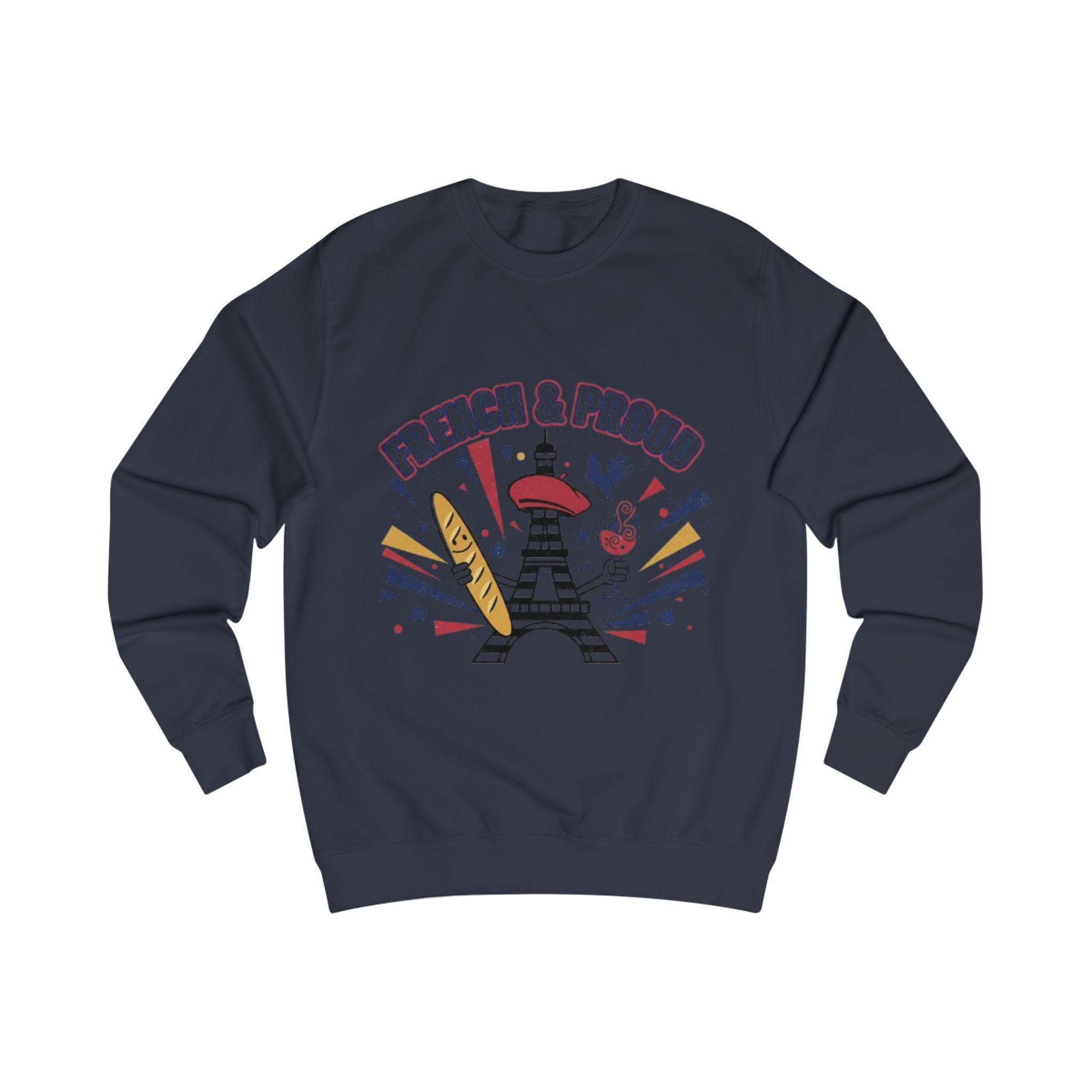 French and Proud Sweatshirt — France Flag Pride Pullover