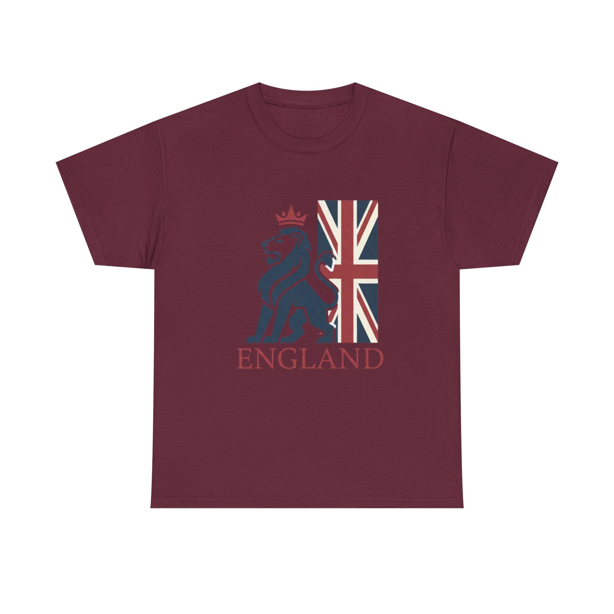 England Lion Flag T-Shirt — British Pride Graphic Tee