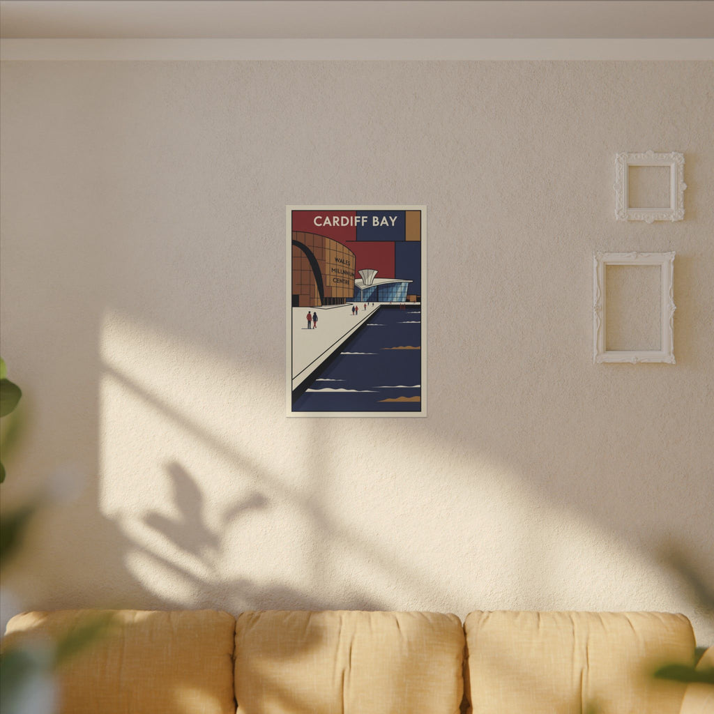 Cardiff bay Millennium centre Travel Poster Canvas