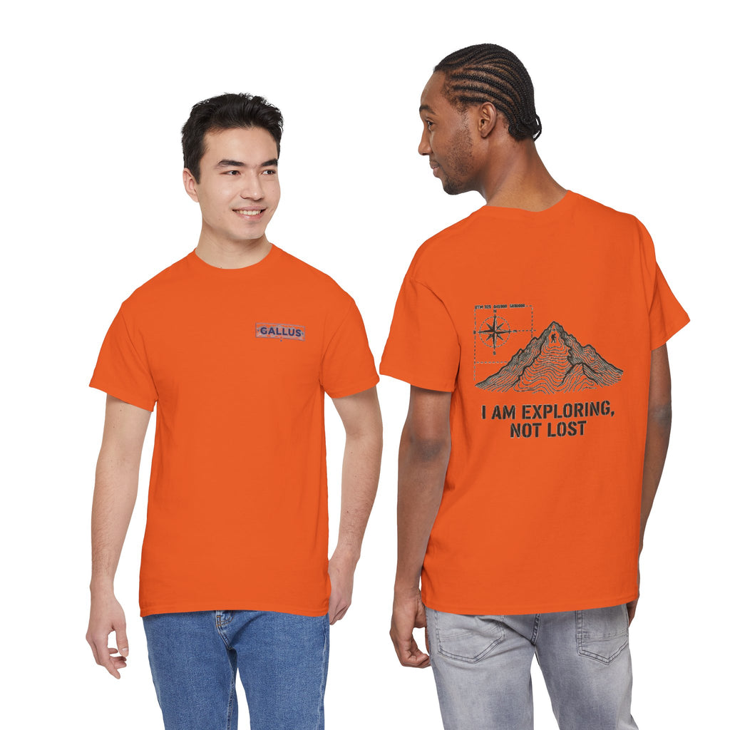 Explorer Mountain Tee — "I Am Exploring, Not Lost" Adventure T-Shirt