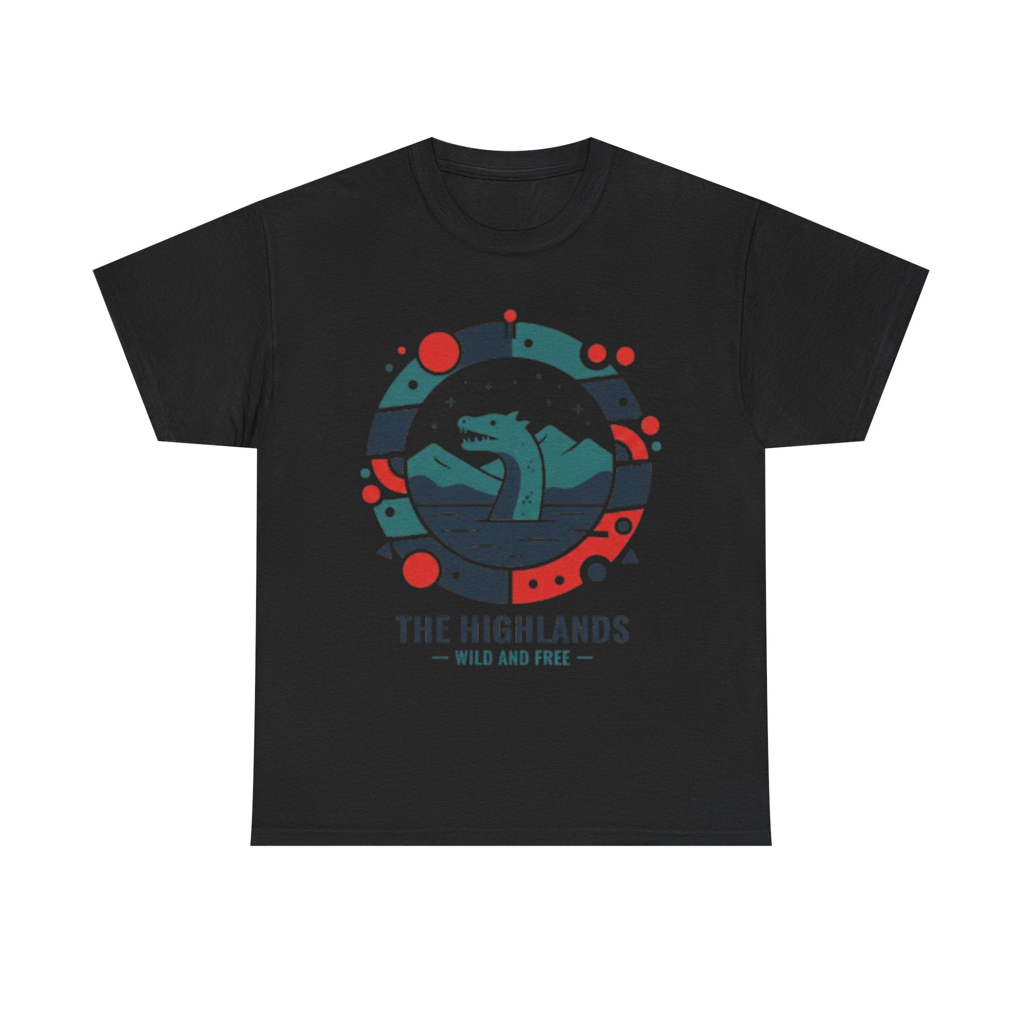 Highlands Waves Tee — "The Highlands: Wild and Free" Graphic T‑Shirt