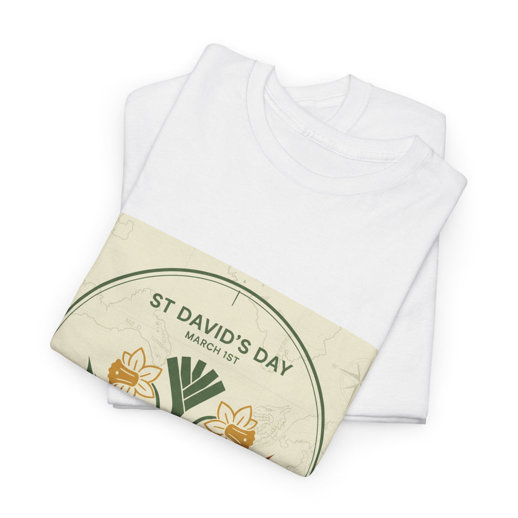 St. David’s Day Floral Tee — Welsh Leek & Daffodil Shirt