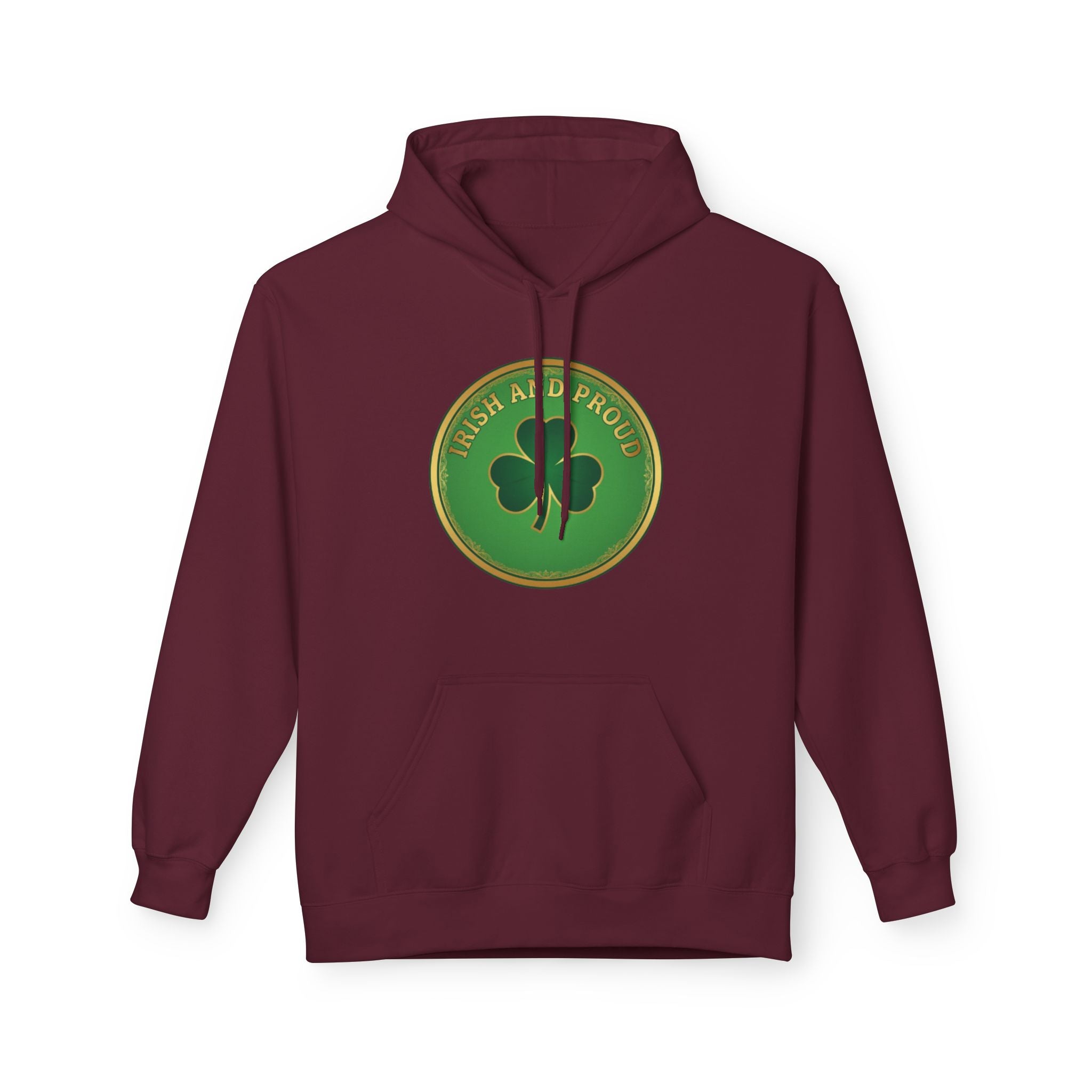 Lucky & Proud Shamrock Hoodie — Irish Pride St. Patrick’s Day Sweatshirt