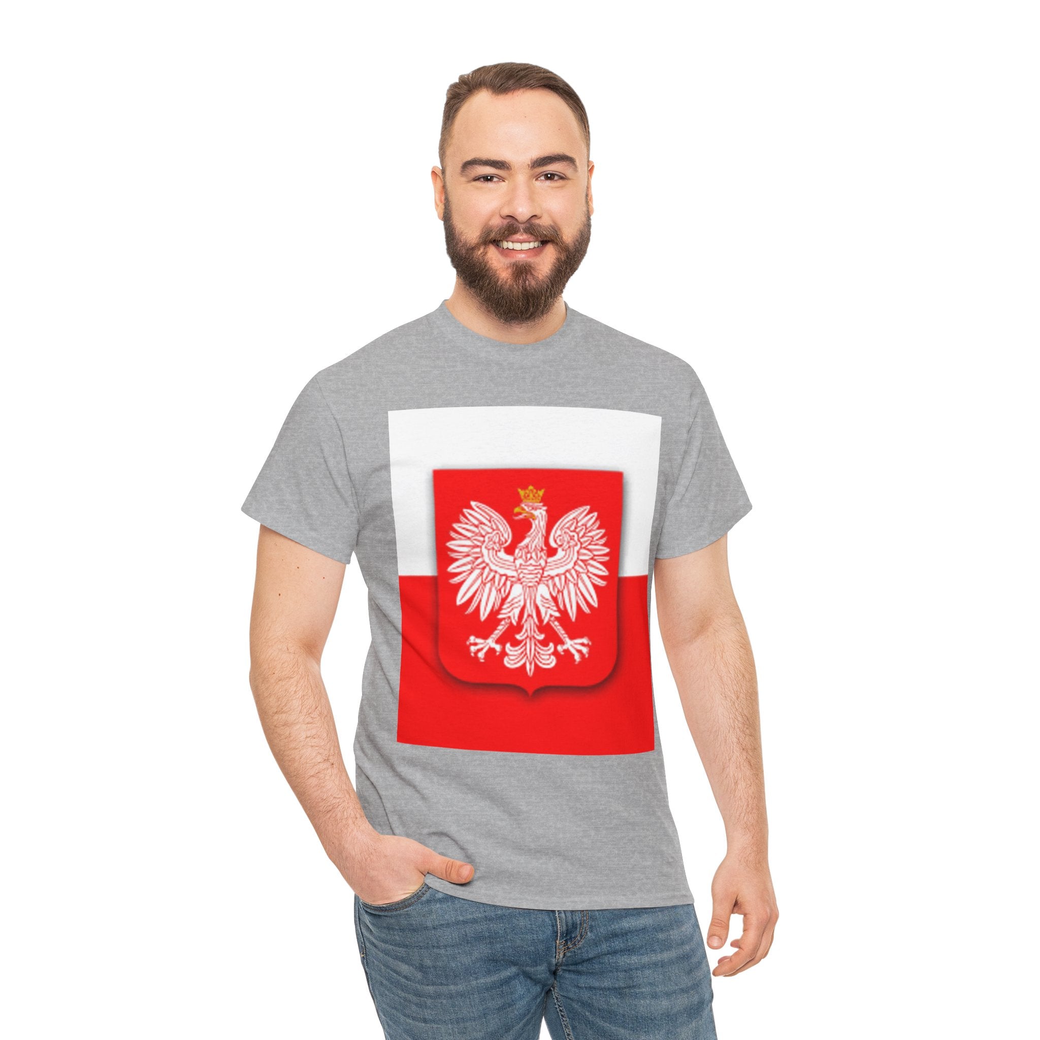 Polish White Eagle T-Shirt — Polska Coat of Arms Tee