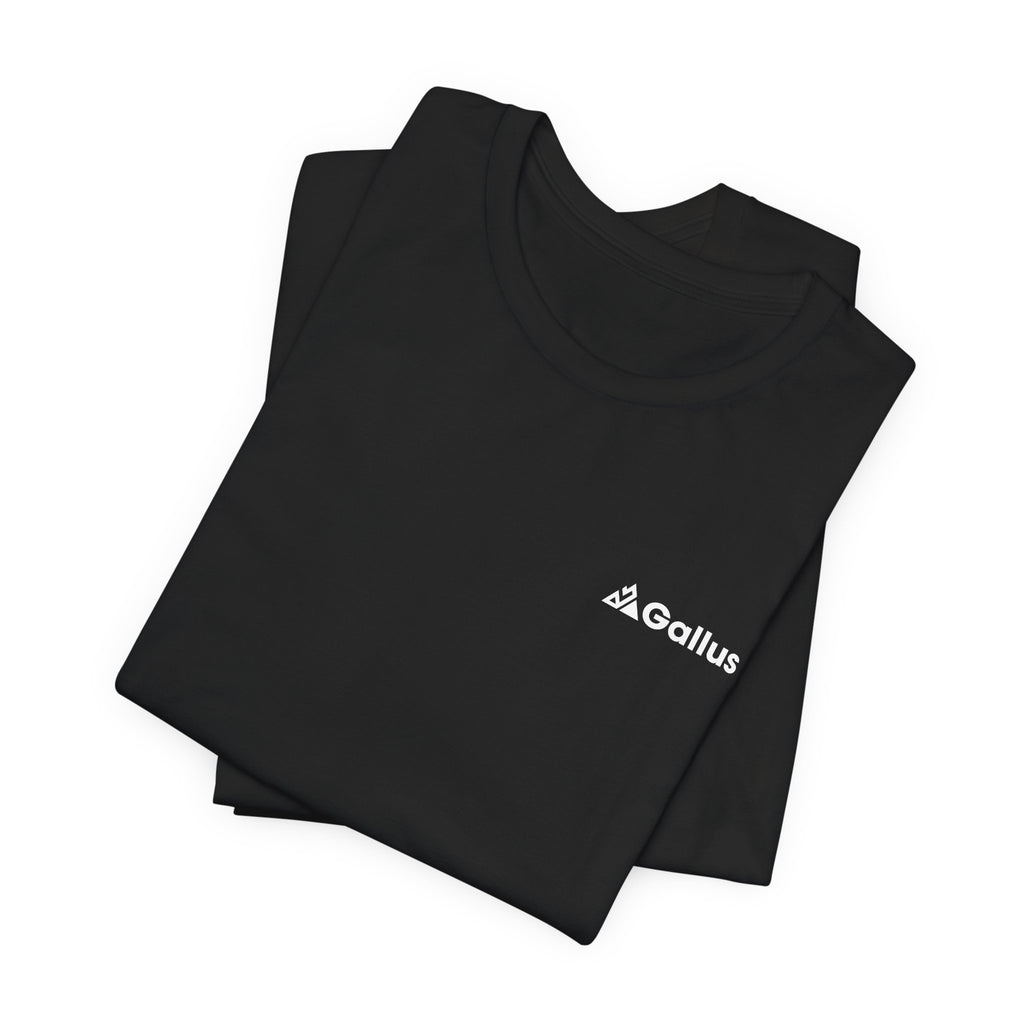 Gallus Minimal Logo T‑Shirt — Small Chest Emblem Casual Tee
