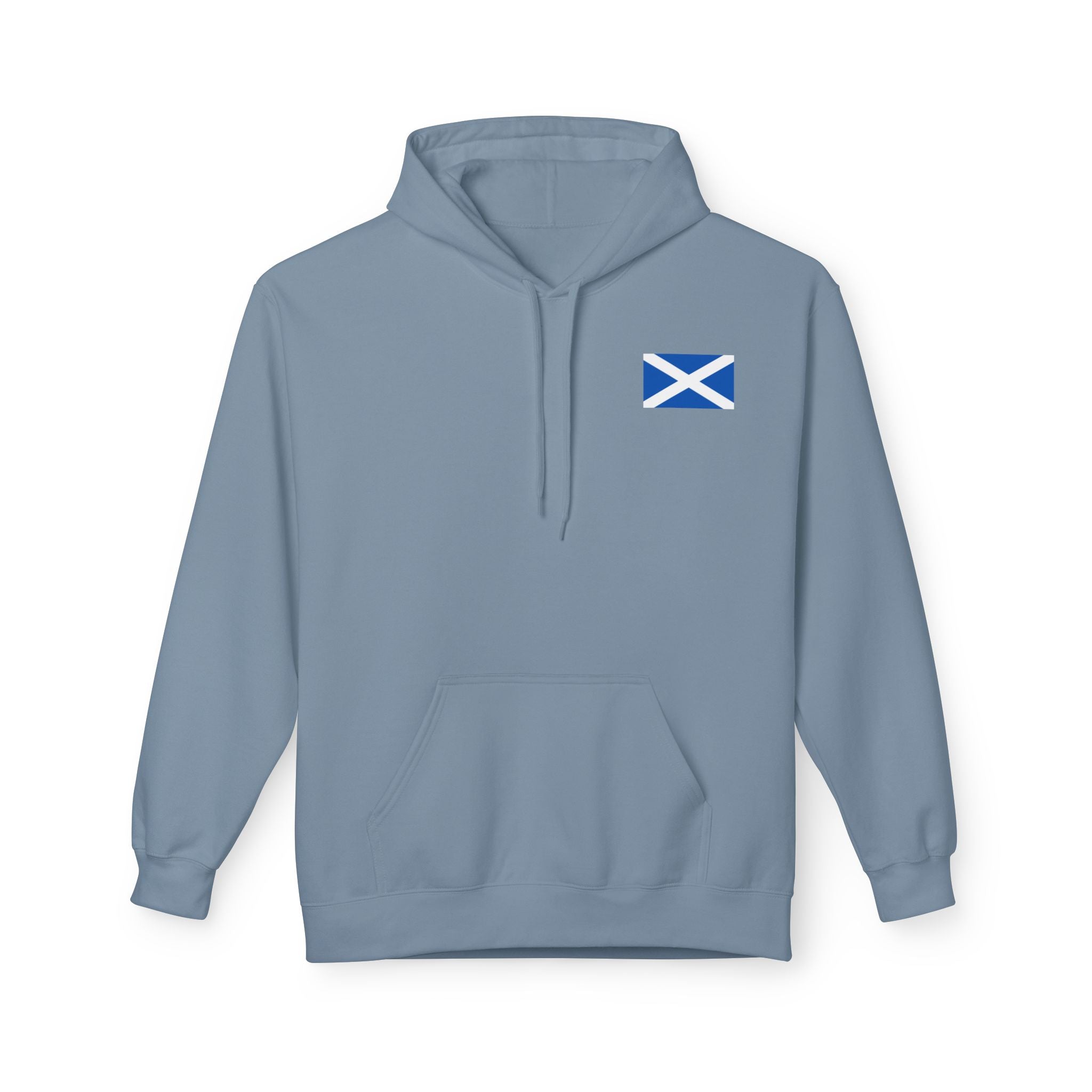 Scottish Hoodie — "Scottish & Proud" Vintage Stag Graphic Pullover