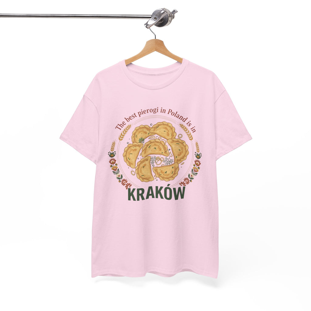 Kraków Pierogi Graphic Tee — "The best pierogi in Poland is in KRAKÓW" T-Shirt