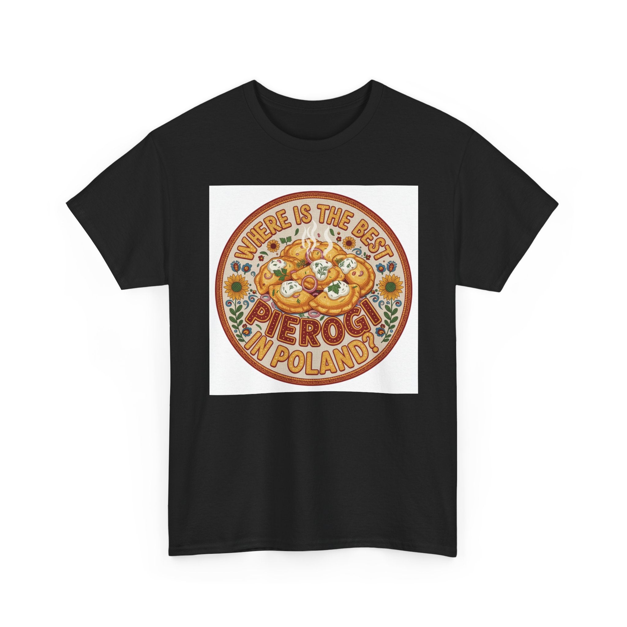 Pierogi Shirt - "Pierogi Are the Best in Poland" Retro Food Tee