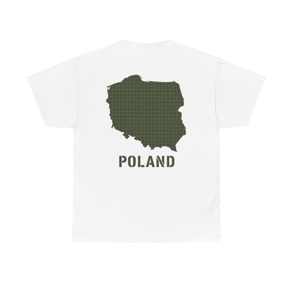 Poland Map T-Shirt — Gallus Logo Military-Style Polish Pride Tee