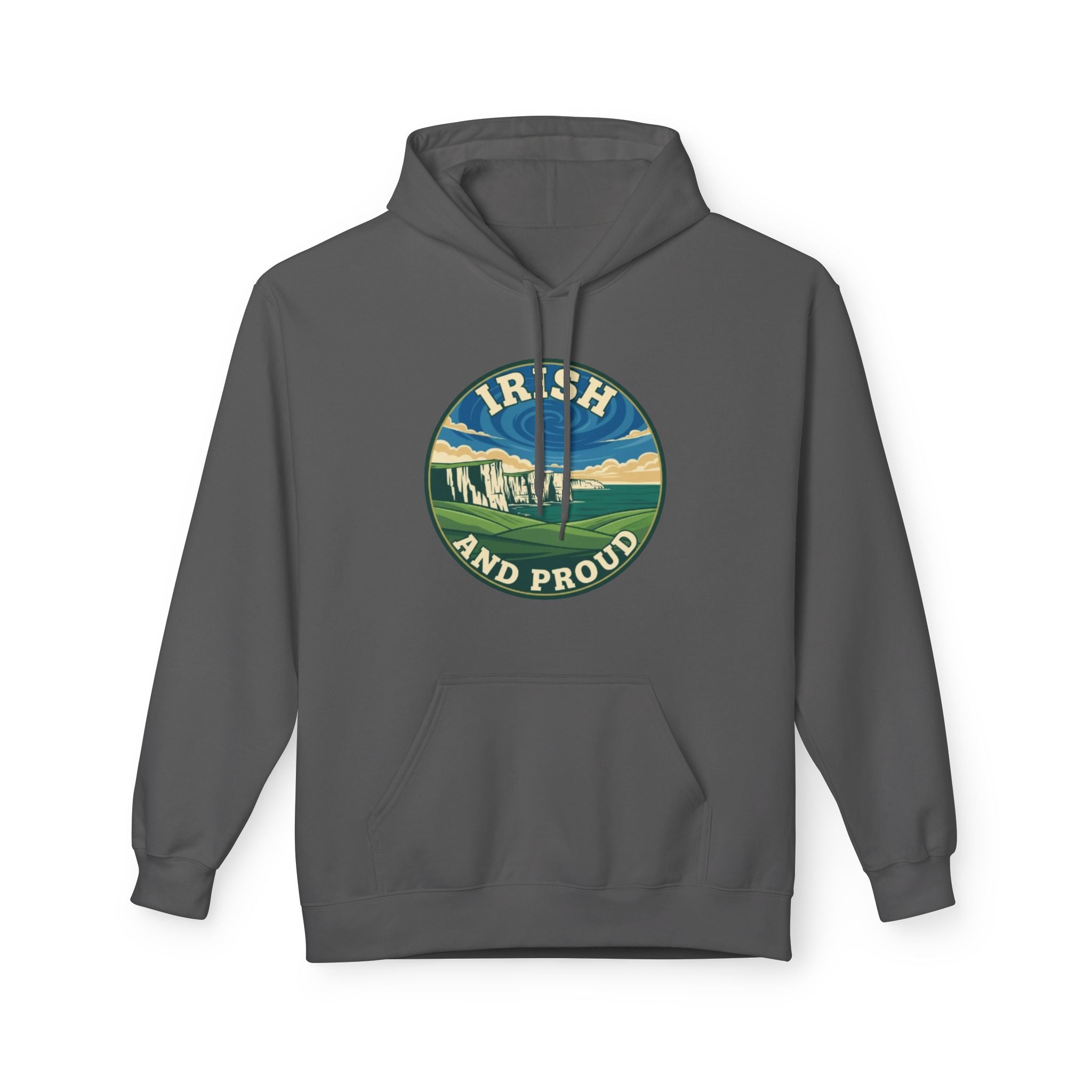 Irish and Proud Hoodie — Vintage Ireland Graphic Pullover