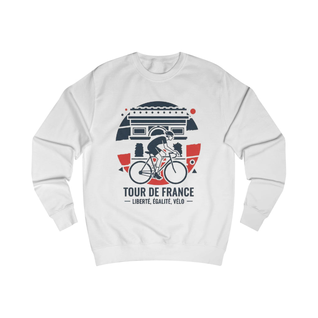 Tour de France Sweatshirt — Liberté, Égalité, Vélo Cycling Crewneck