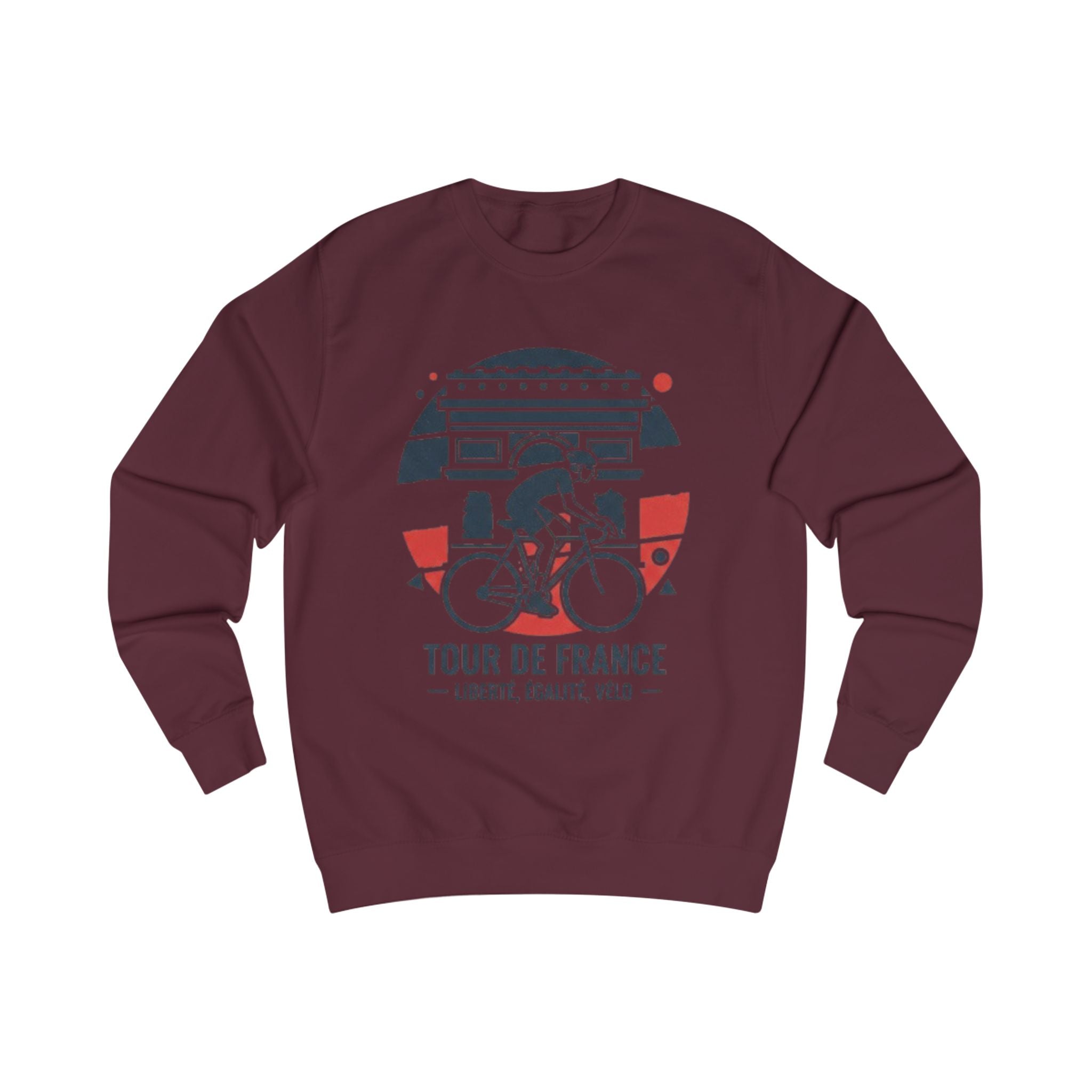 Tour de France Sweatshirt — Liberté, Égalité, Vélo Cycling Crewneck