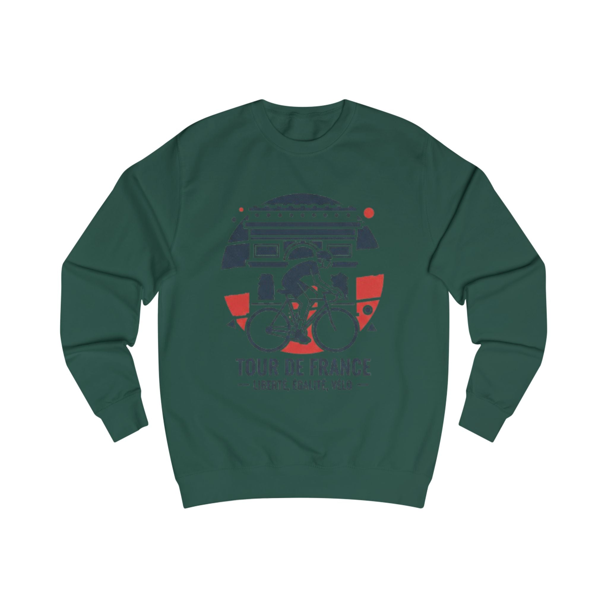 Tour de France Sweatshirt — Liberté, Égalité, Vélo Cycling Crewneck