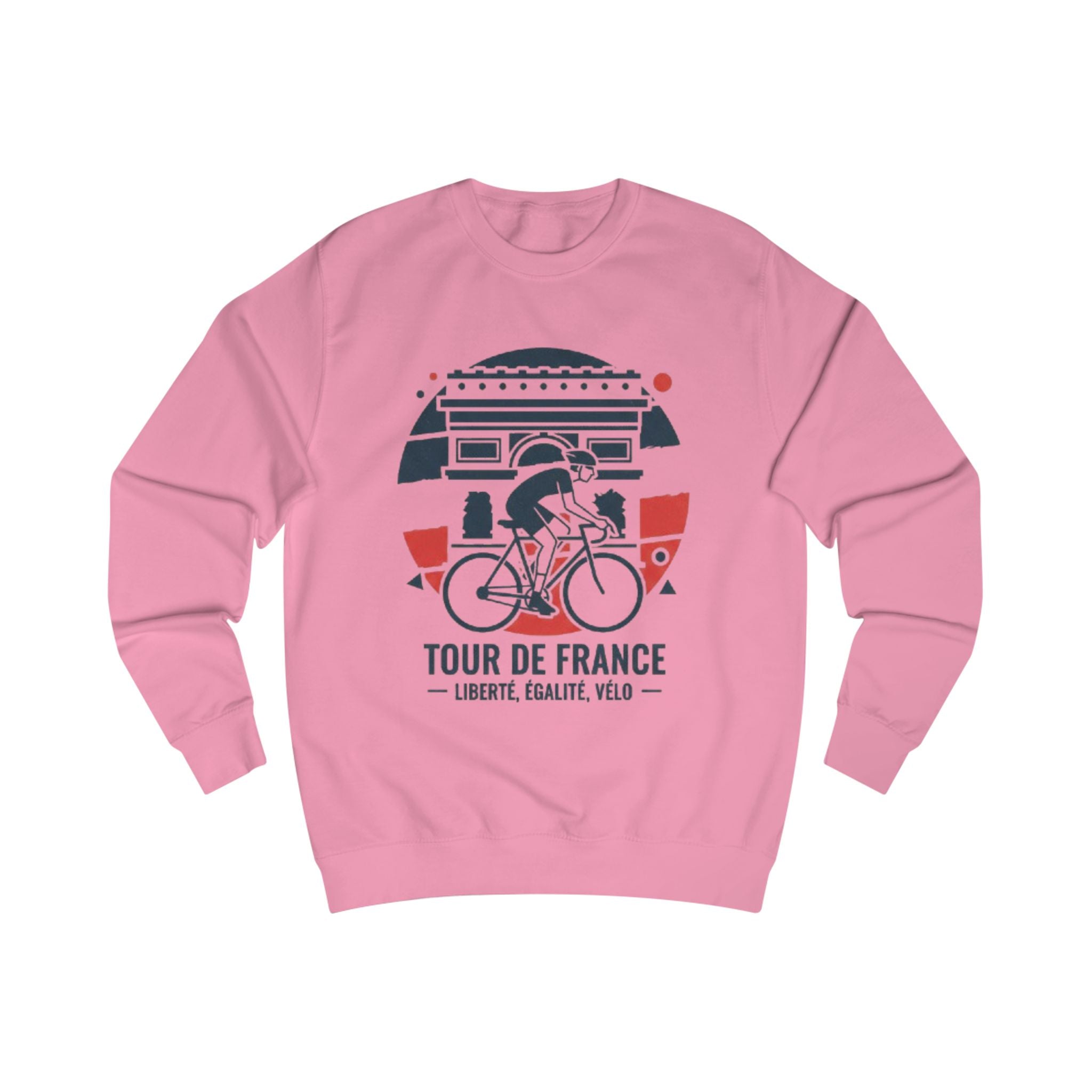 Tour de France Sweatshirt — Liberté, Égalité, Vélo Cycling Crewneck