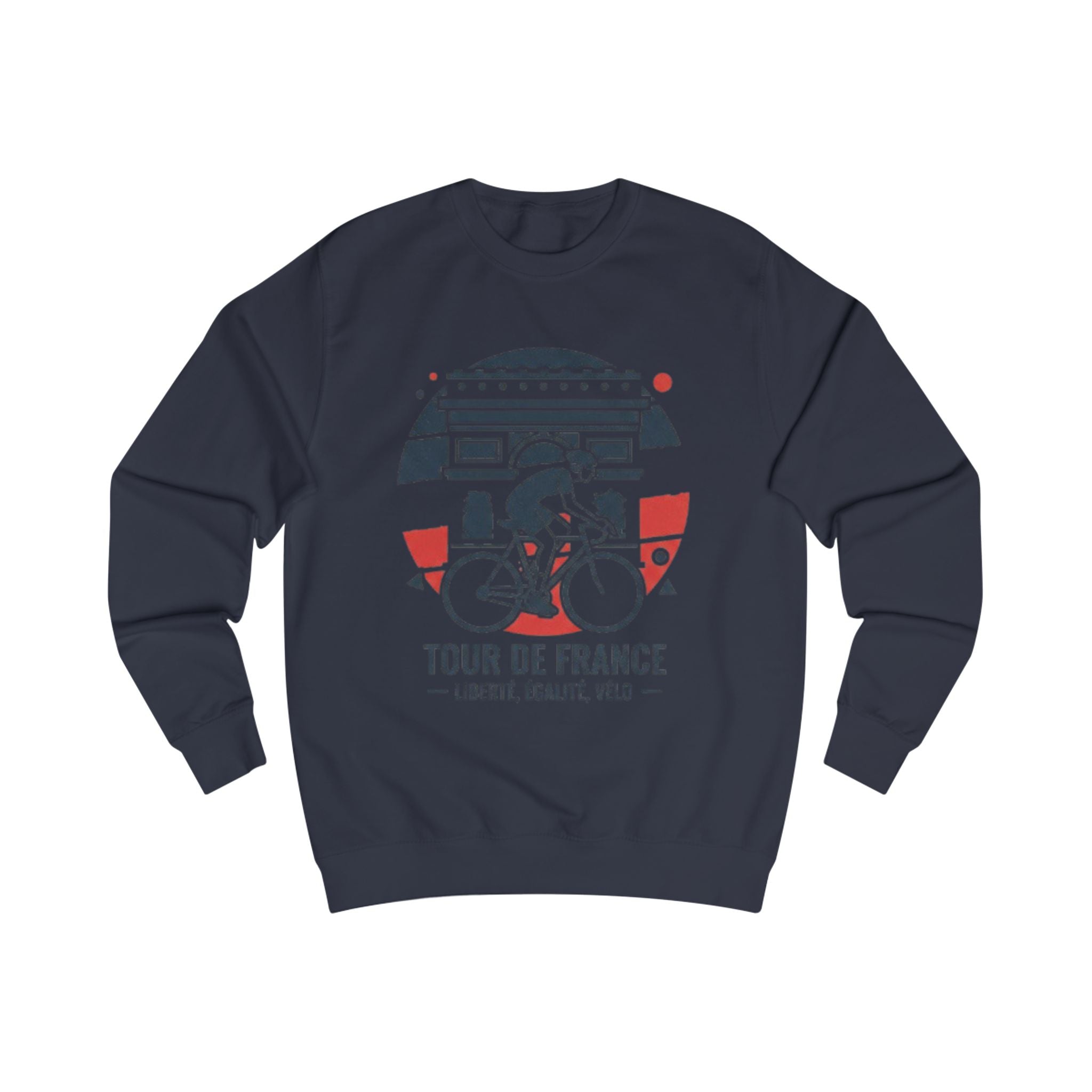 Tour de France Sweatshirt — Liberté, Égalité, Vélo Cycling Crewneck