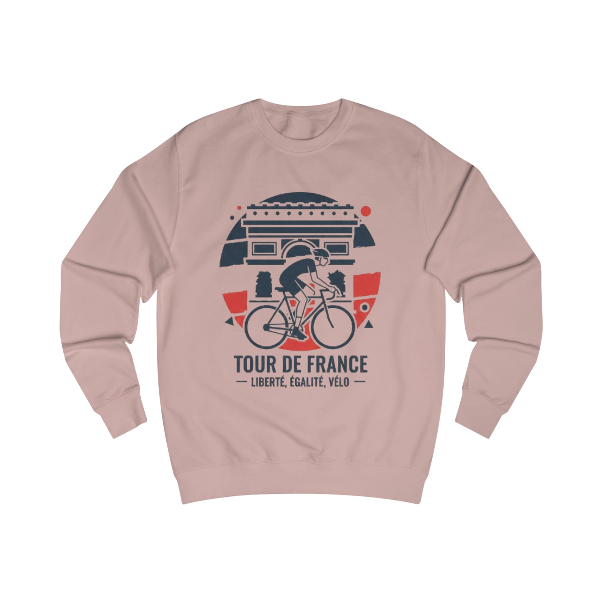 Tour de France Sweatshirt — Liberté, Égalité, Vélo Cycling Crewneck