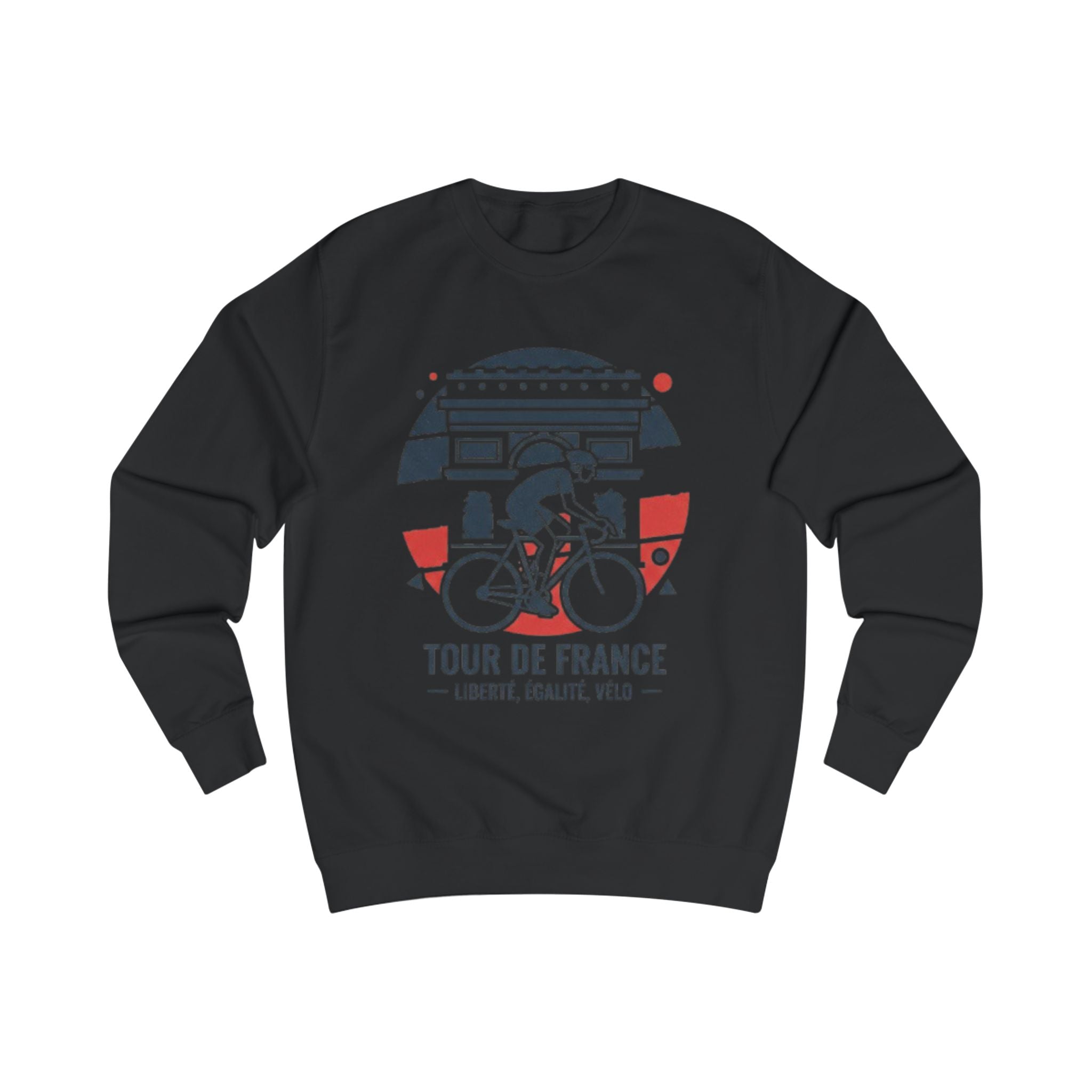 Tour de France Sweatshirt — Liberté, Égalité, Vélo Cycling Crewneck