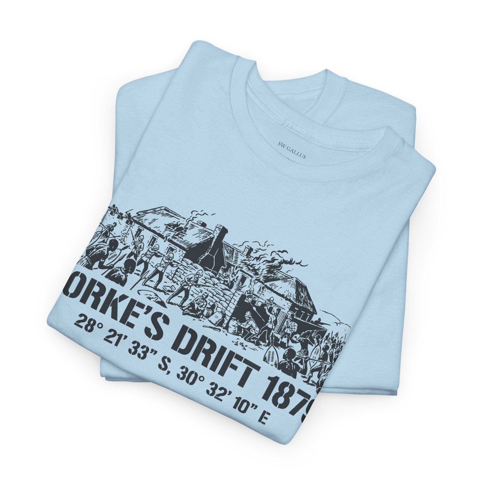 Rorke's Drift 1879 Tee | Historical Battle Illustration