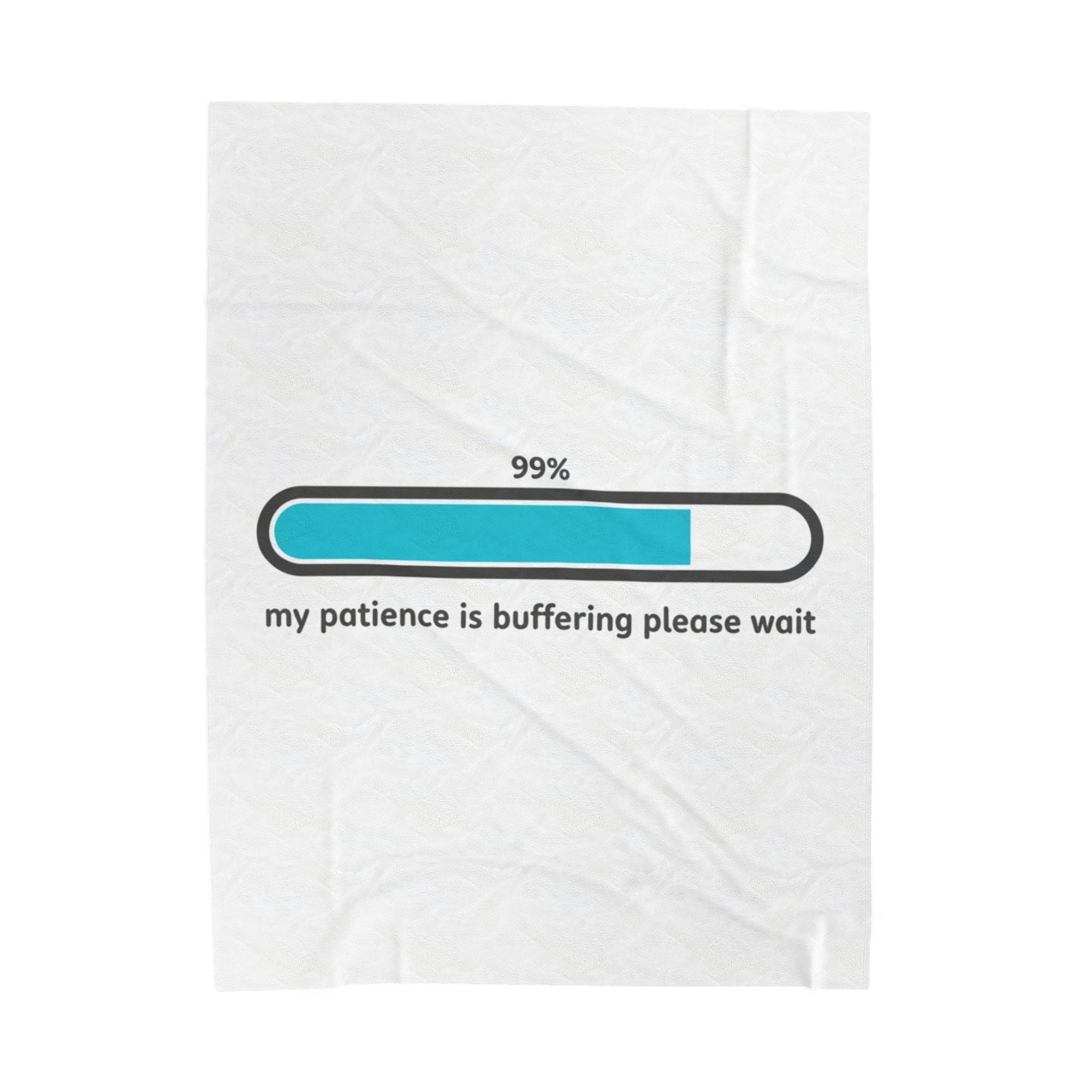 my patience is buffering plush blanket | sarcastic gratitude, thankful but tired