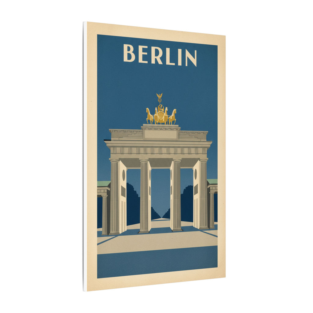 Berlin Brandenburger Tor Matte Canvas Print