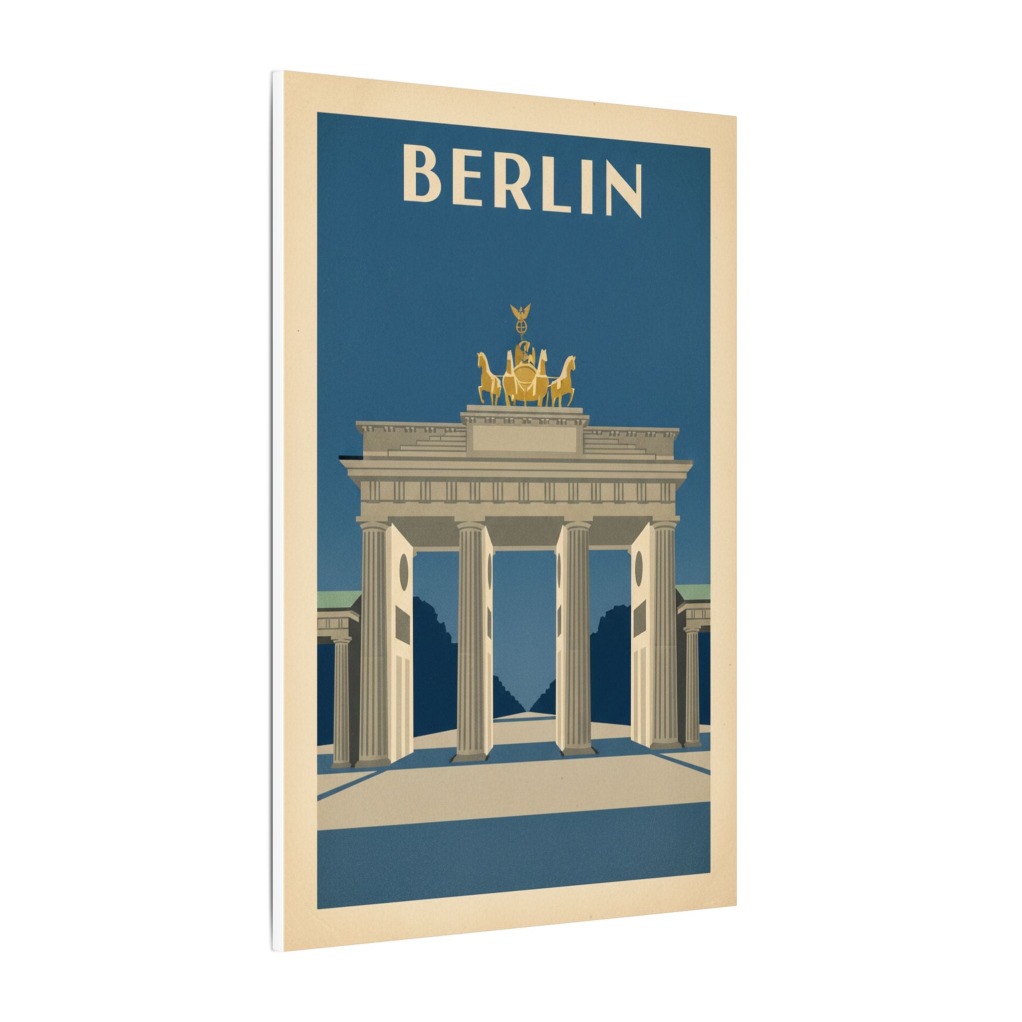 Berlin Brandenburger Tor Matte Canvas Print
