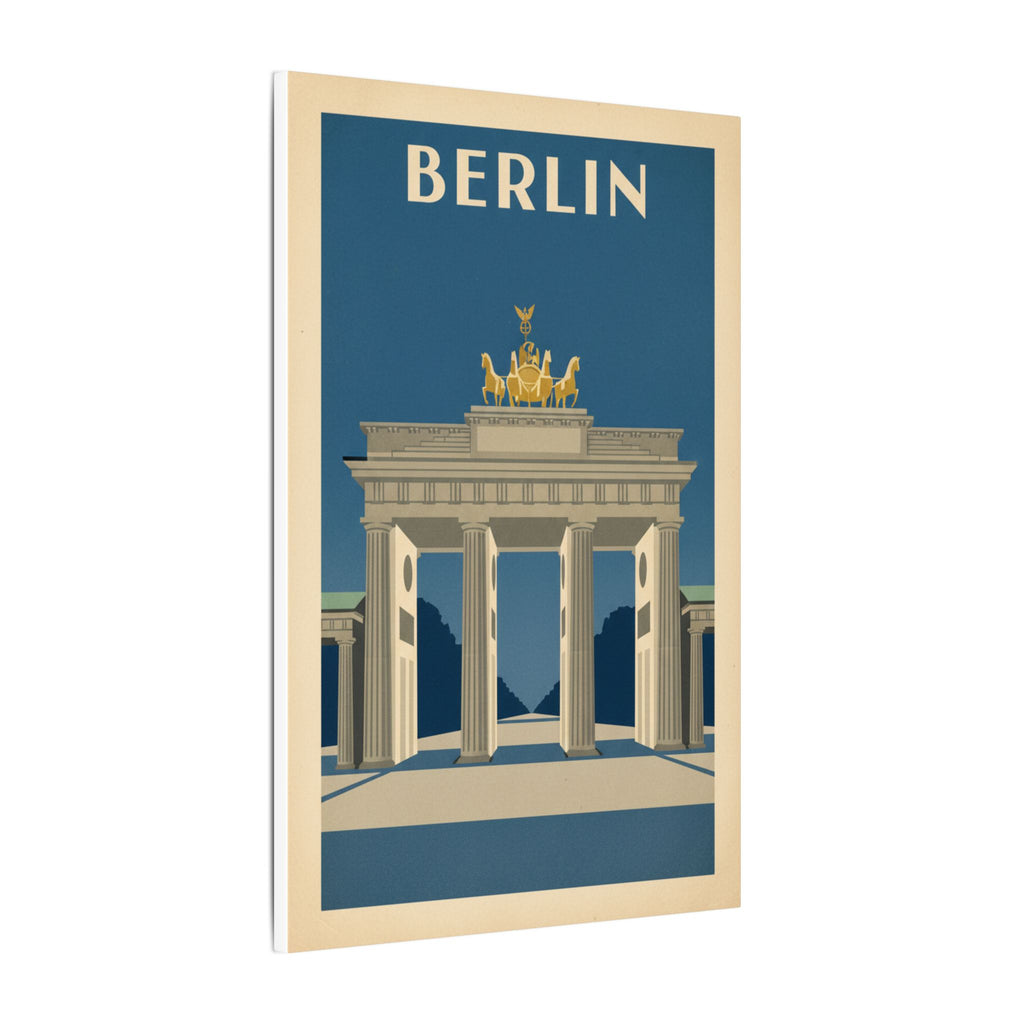 Berlin Brandenburger Tor Matte Canvas Print