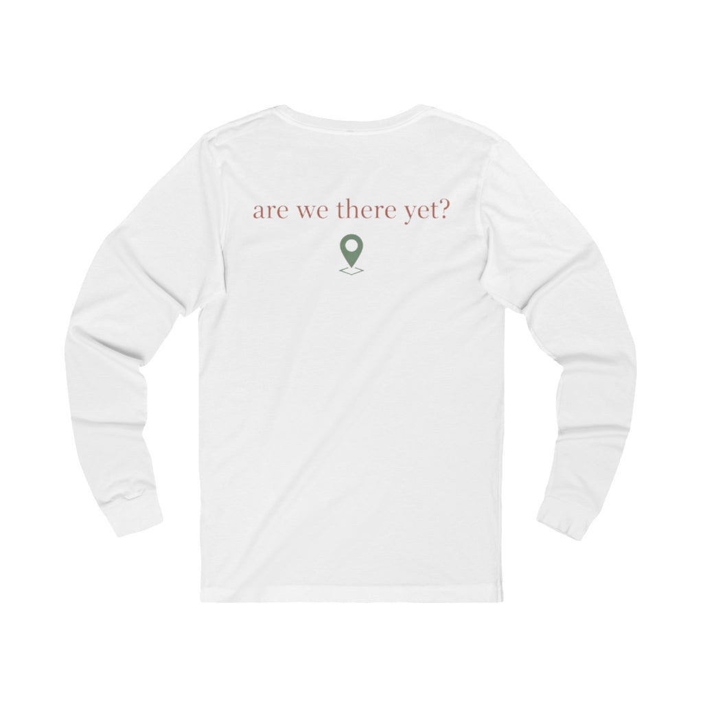 Gallus Long Sleeve Tee — "Are We There Yet?" Travel Graphic Shirt