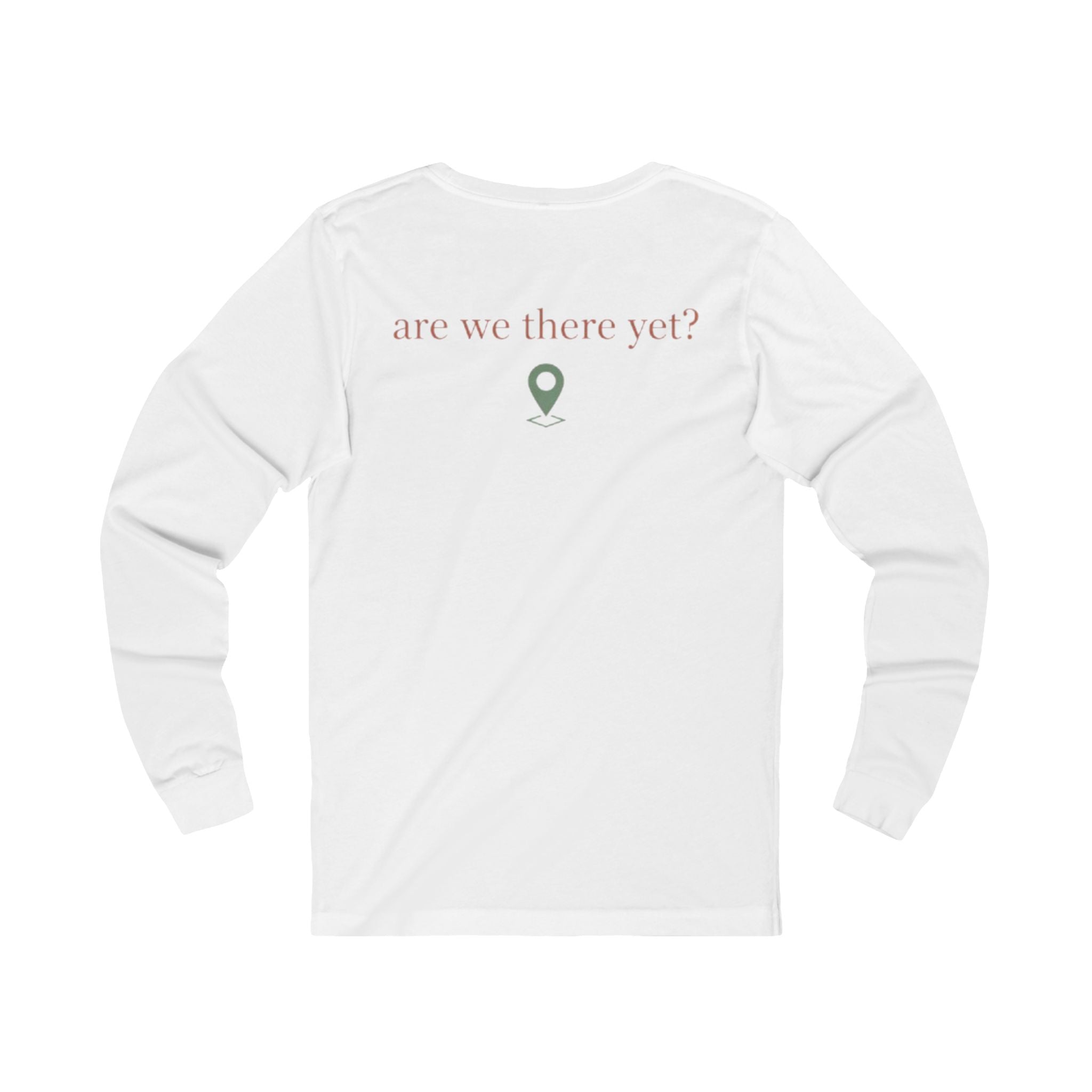 Gallus Long Sleeve Tee — "Are We There Yet?" Travel Graphic Shirt