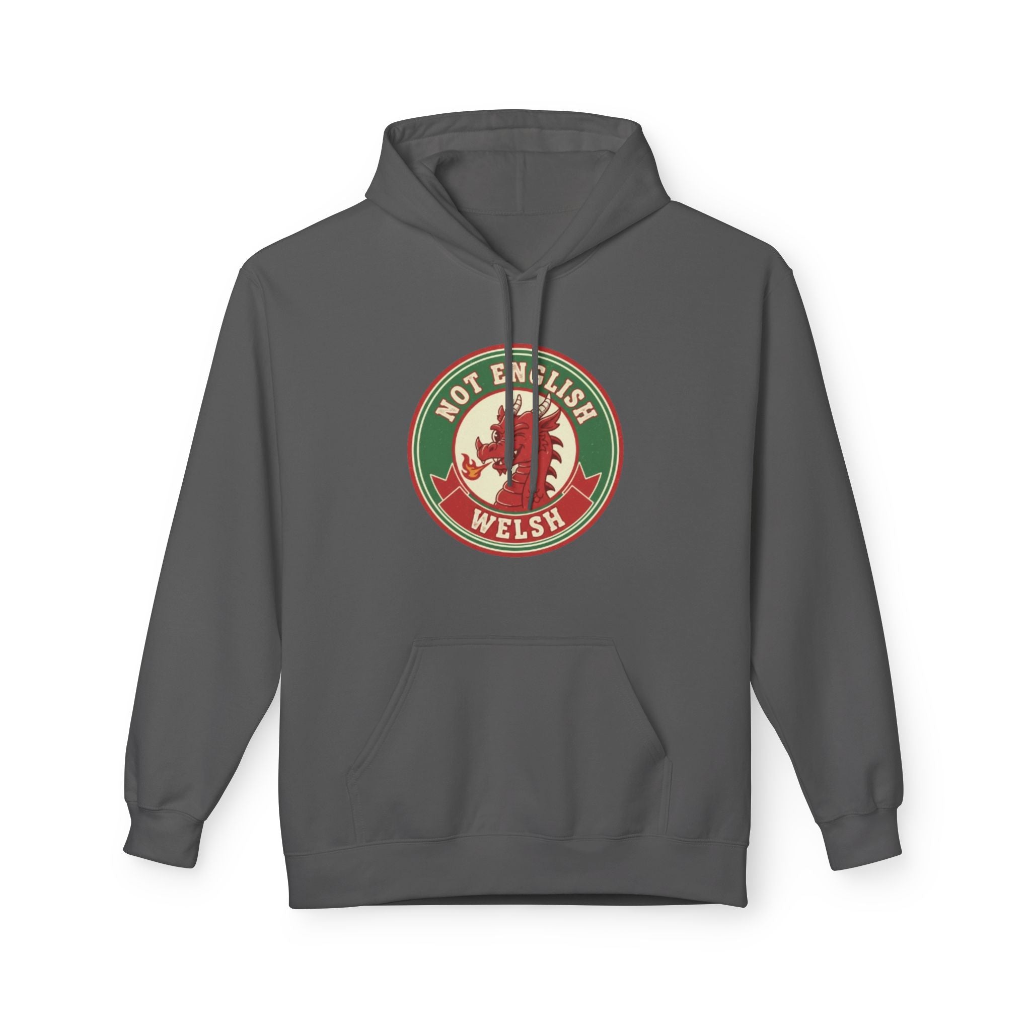 Not English — Welsh Lion Hoodie
