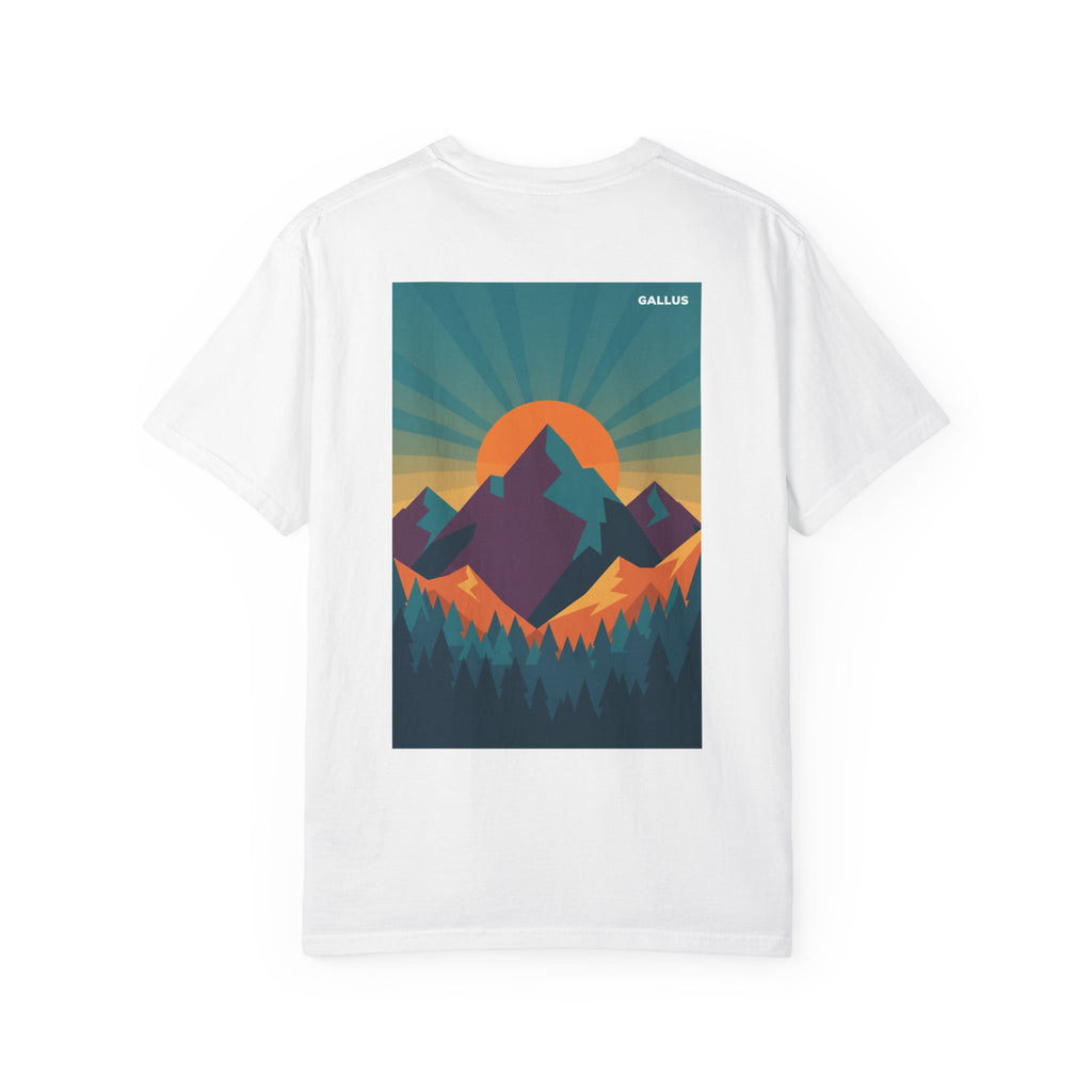 T-Shirt — Gallus Mountain Sunset Graphic Tee