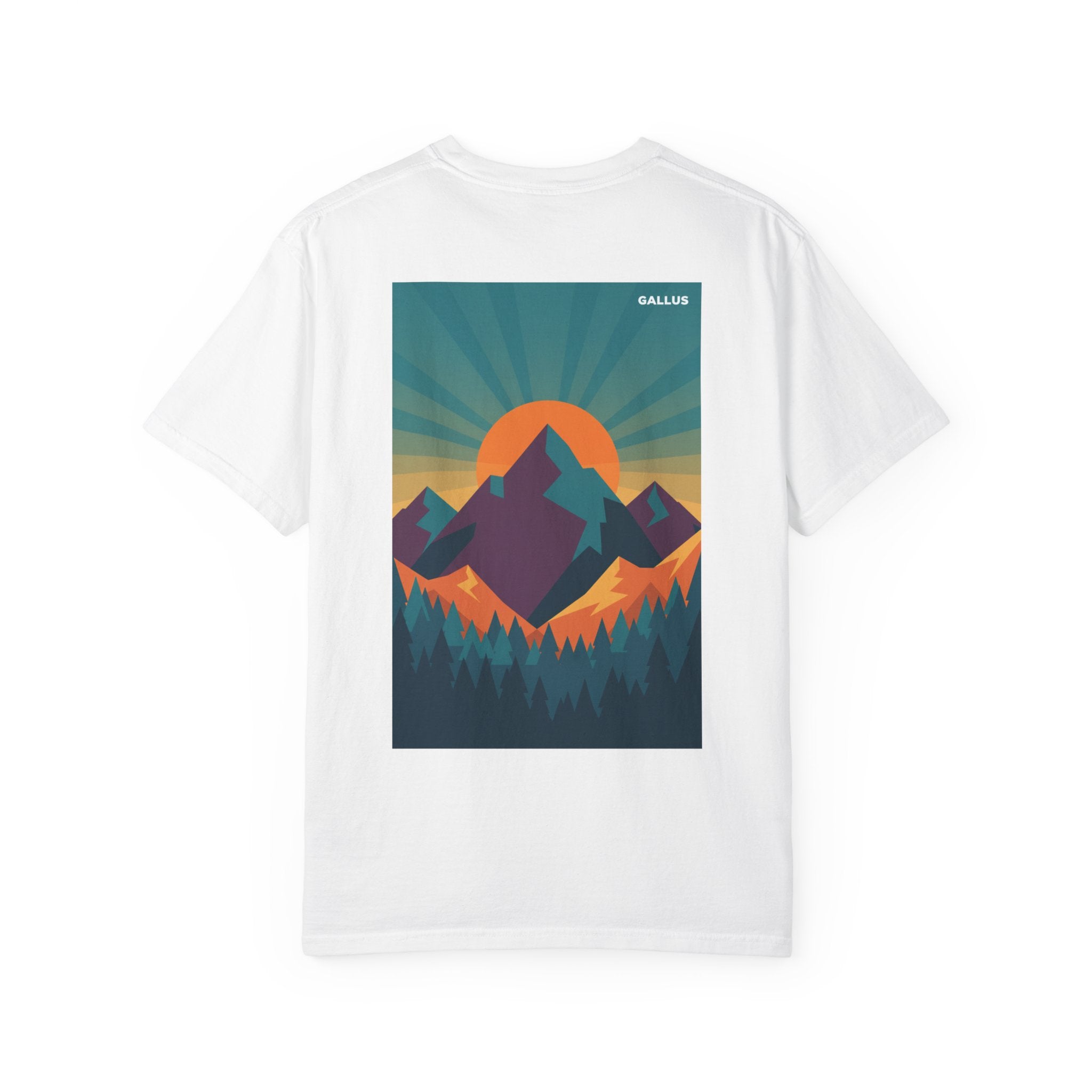 T-Shirt — Gallus Mountain Sunset Graphic Tee