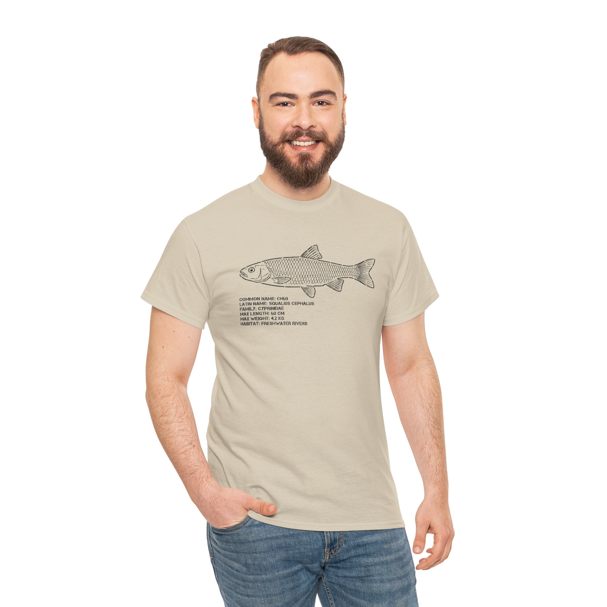 Fish Anatomy Graphic Tee — Scientific Illustration White T-Shirt