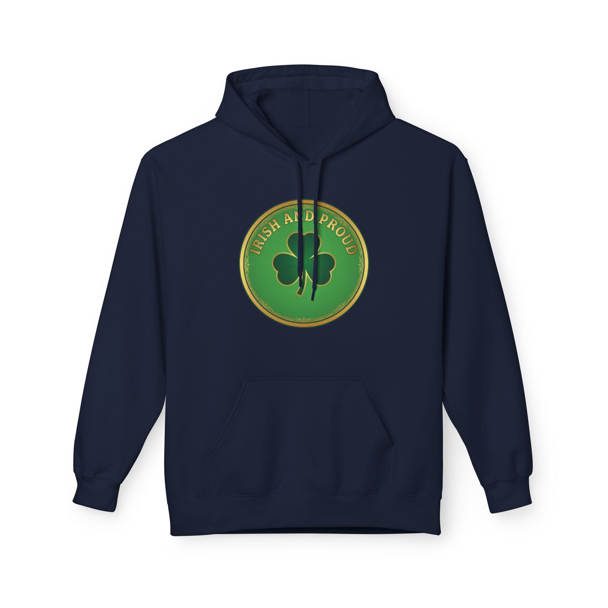Lucky & Proud Shamrock Hoodie — Irish Pride St. Patrick’s Day Sweatshirt