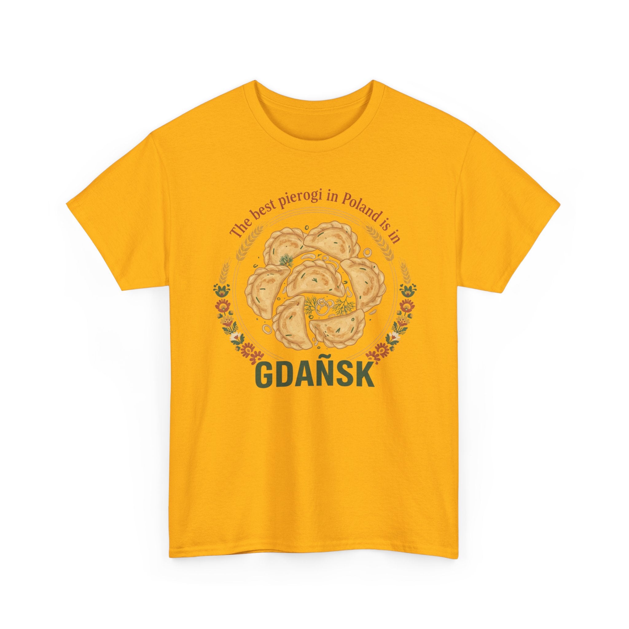 Gdańsk Pierogi T-Shirt — "The best pierogi in Poland" Travel Souvenir Tee