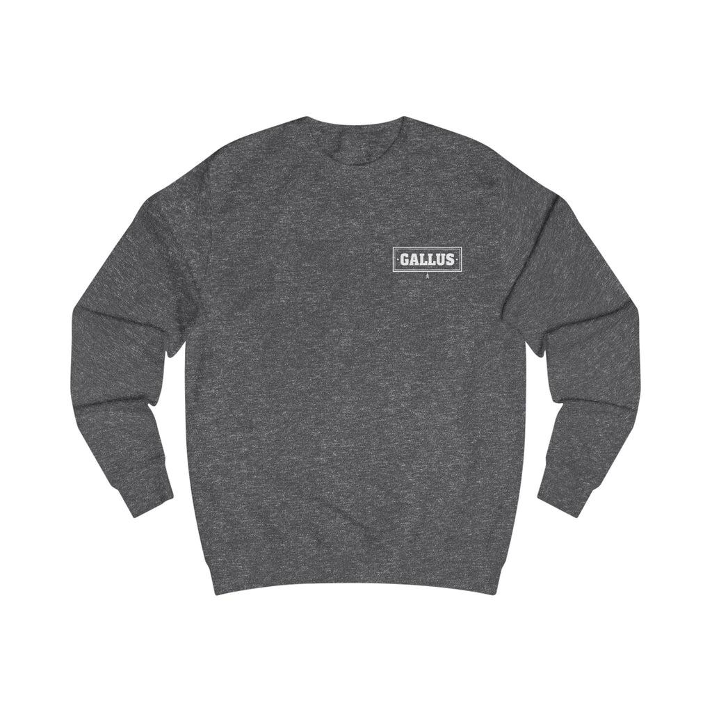 Gallus Canoe Crew Sweatshirt — Misty Lake Nature Graphic