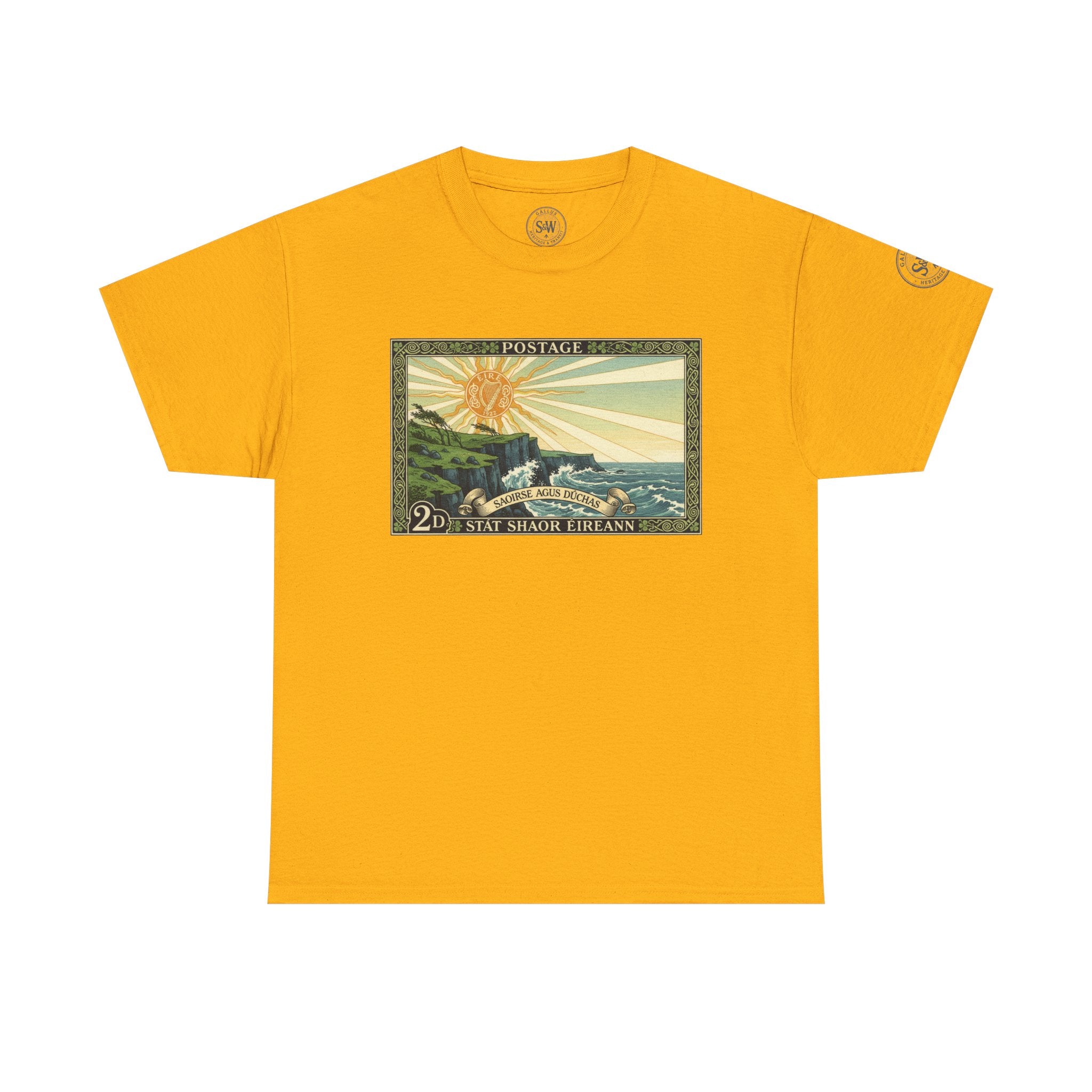 Vintage Irish Postage Stamp T‑Shirt