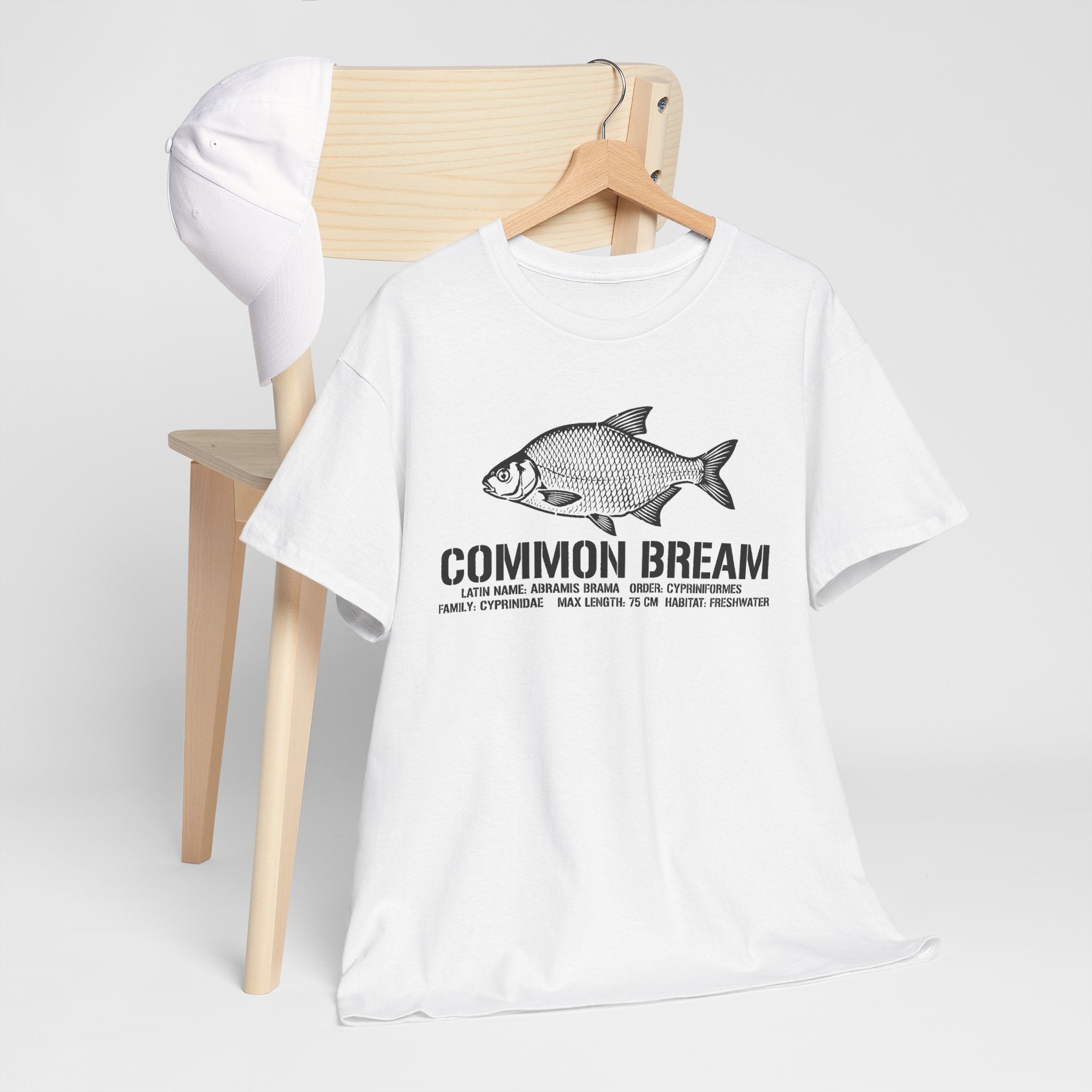 Common Bream Fishing Tee — Vintage Fish Illustration T-Shirt