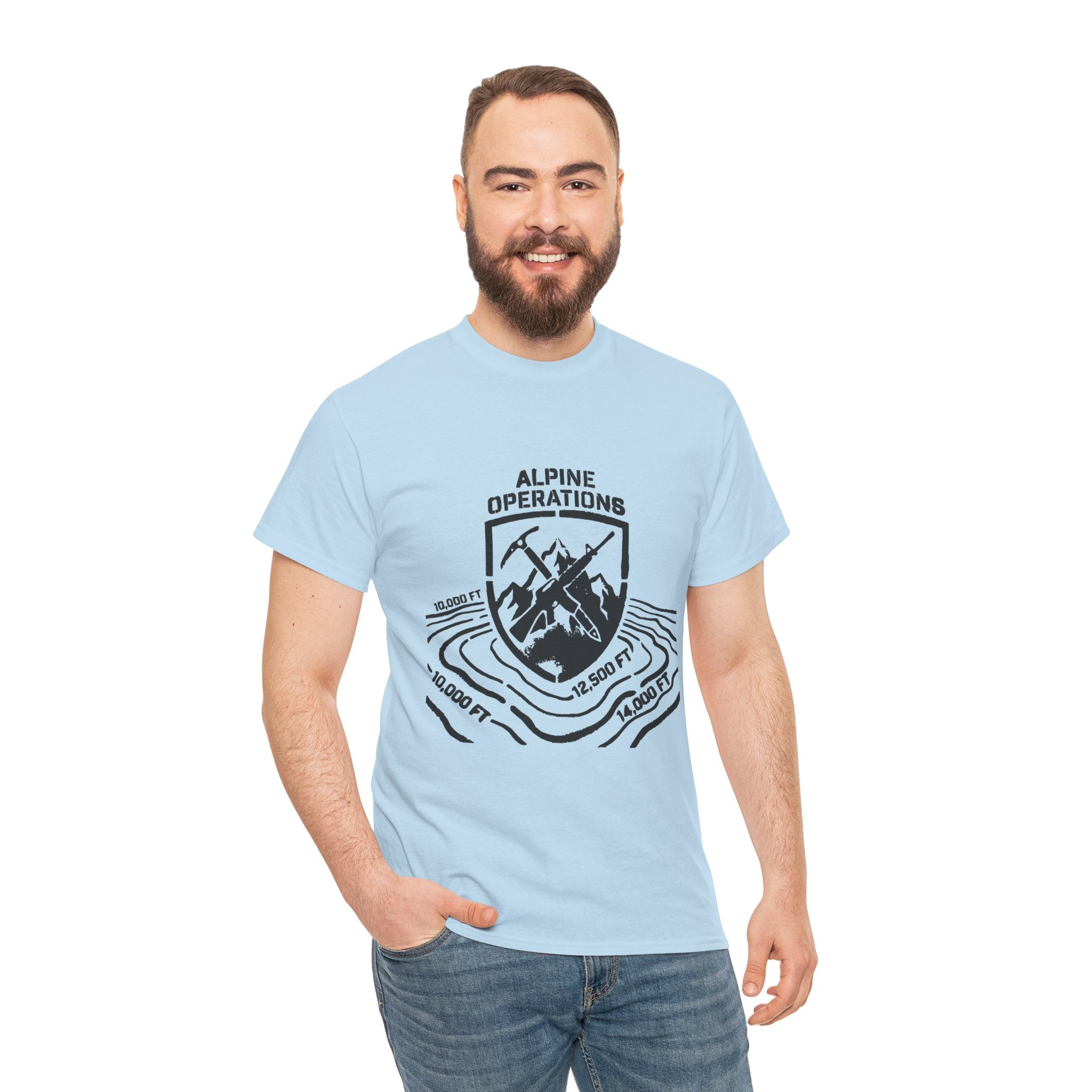 Alpine Operations Cotton Hiking Tee - Mountain Badge Edition