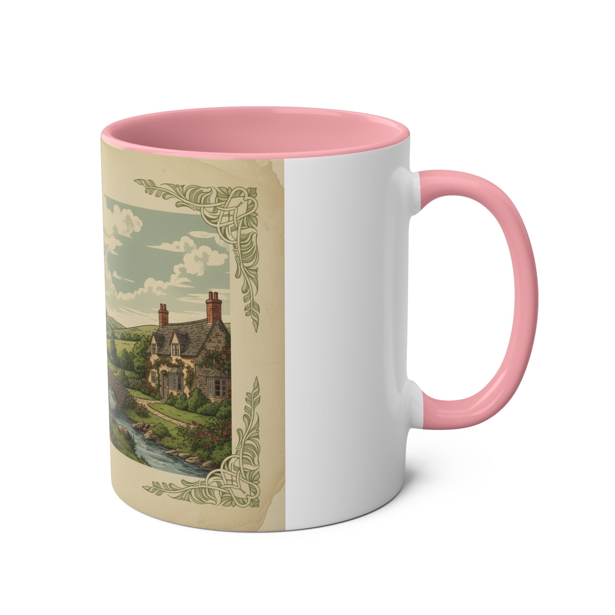 Two-Tone Coffee Mugs, 11oz