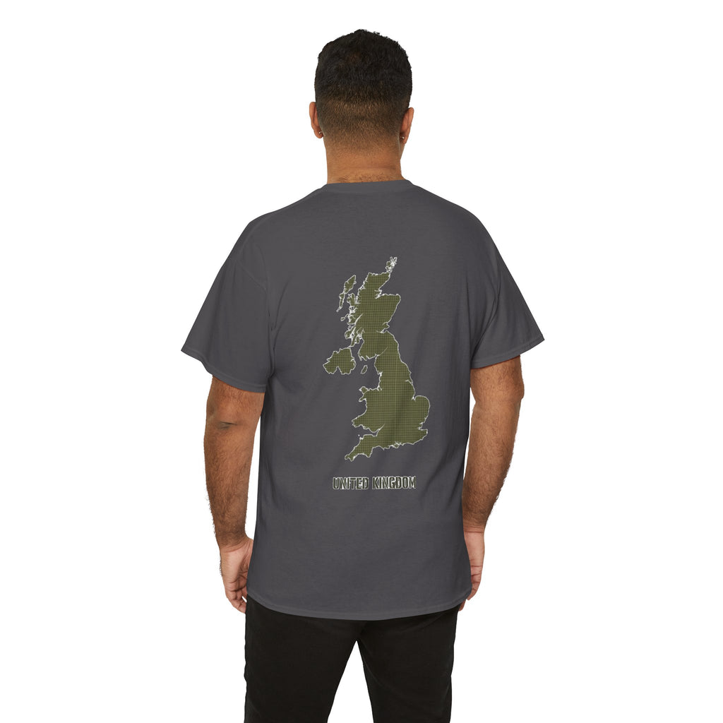 United Kingdom Map Tee — "GALLUS" Streetwear Graphic T-Shirt