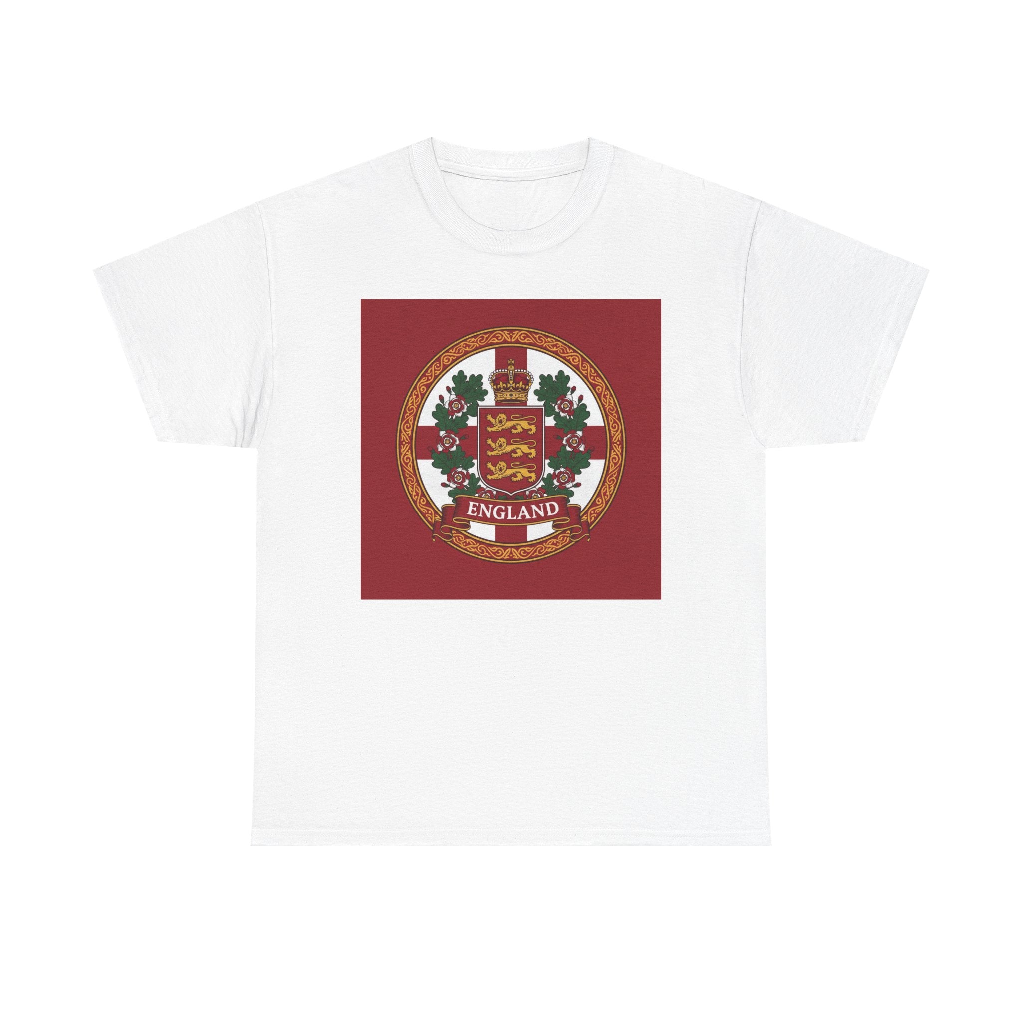 England Crest T-Shirt — Vintage Three Lions Football Tee