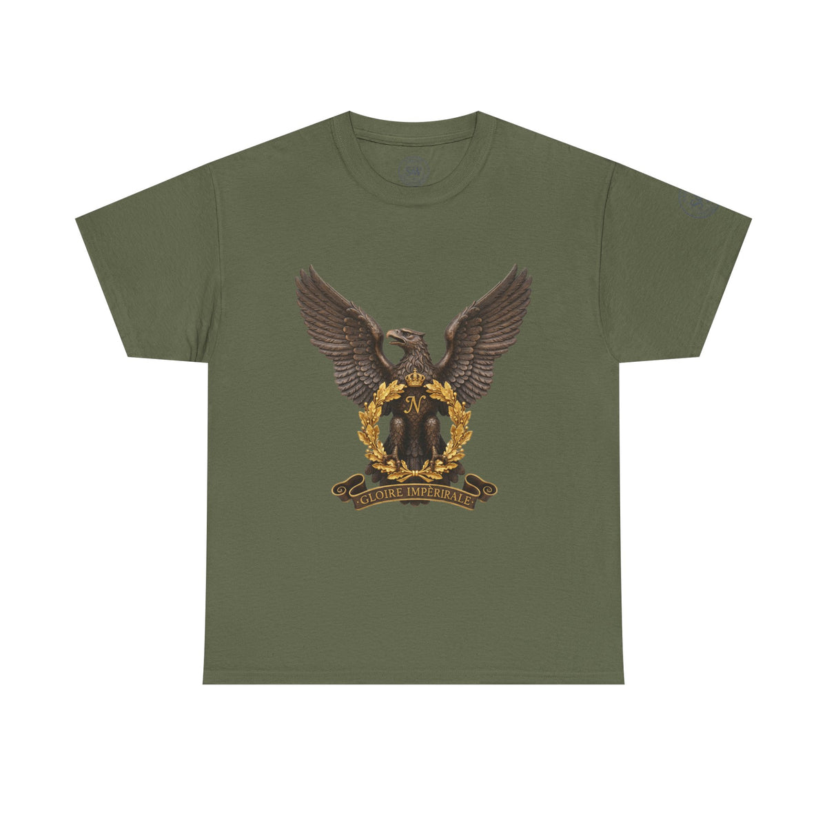 French Bonaparte Eagle Crest T-Shirt — Napoleonic Heritage Tee — product image 7