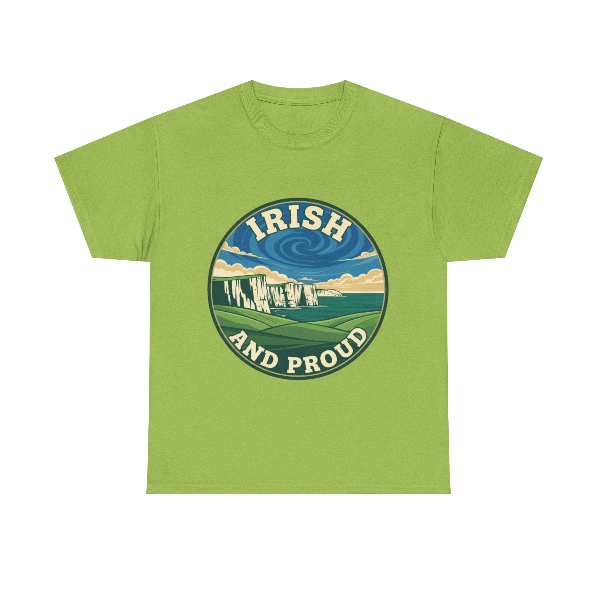 Irish and Proud T-Shirt — Scenic Cliffs Vintage St. Patrick’s Day Tee